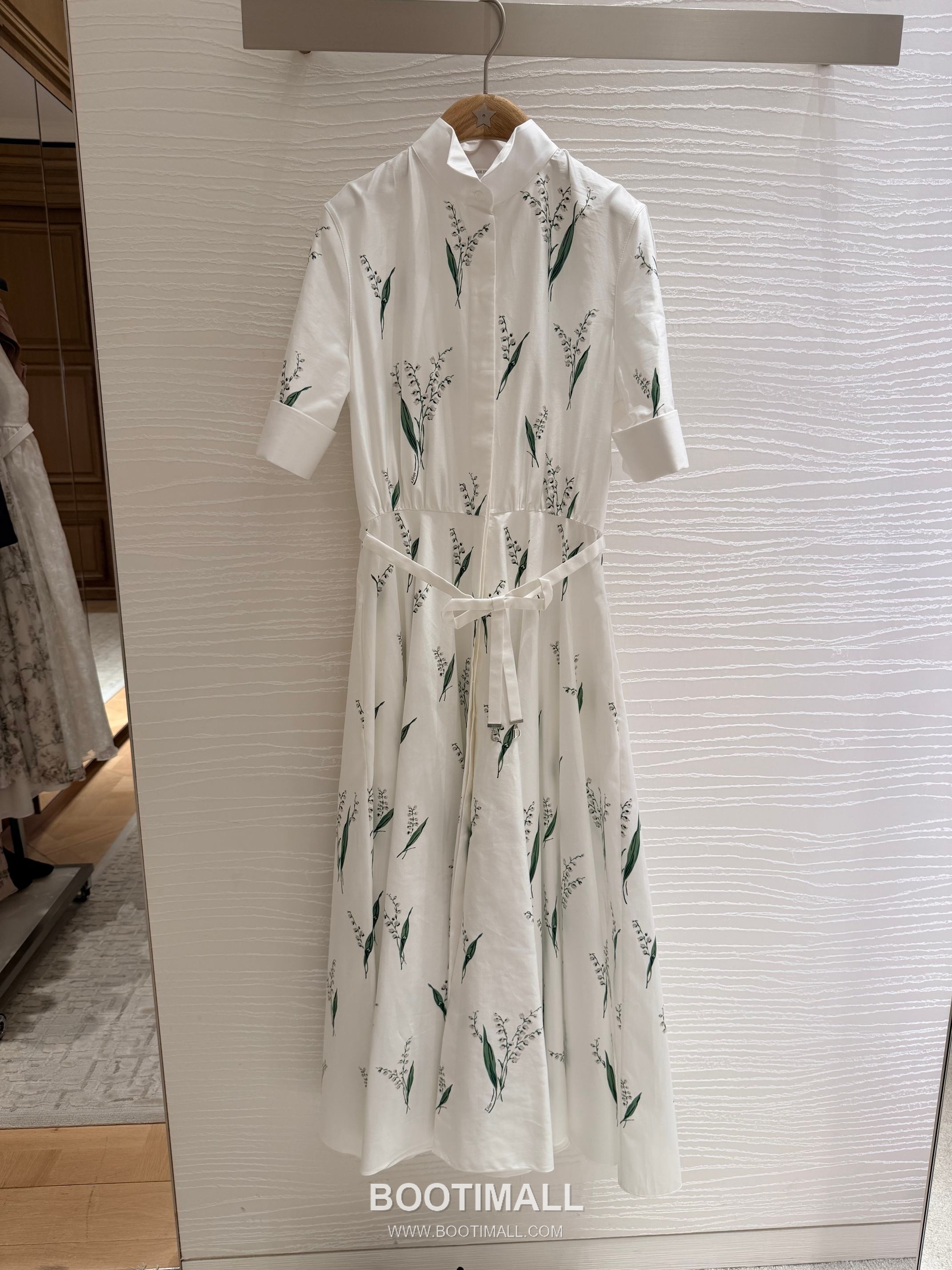 Dior Lily Print Ribbon Dress 디올 릴리 프린트 리본 드레스 20