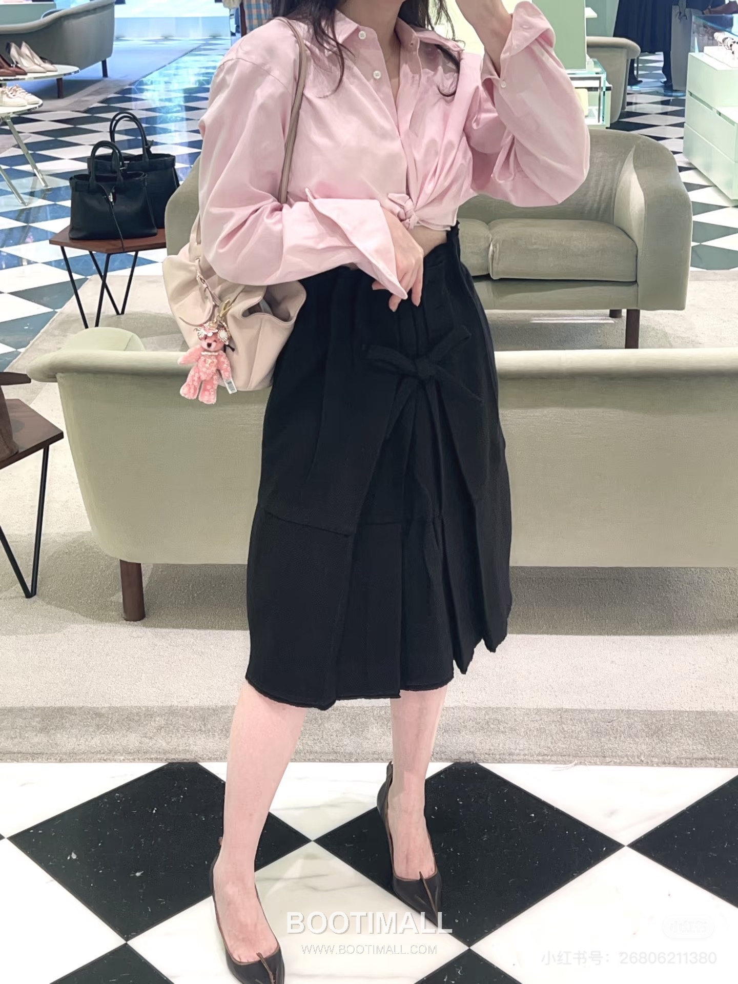 Prada Bow Ruched Set Dress 프라다 리본 셔링 세트 드레스 14