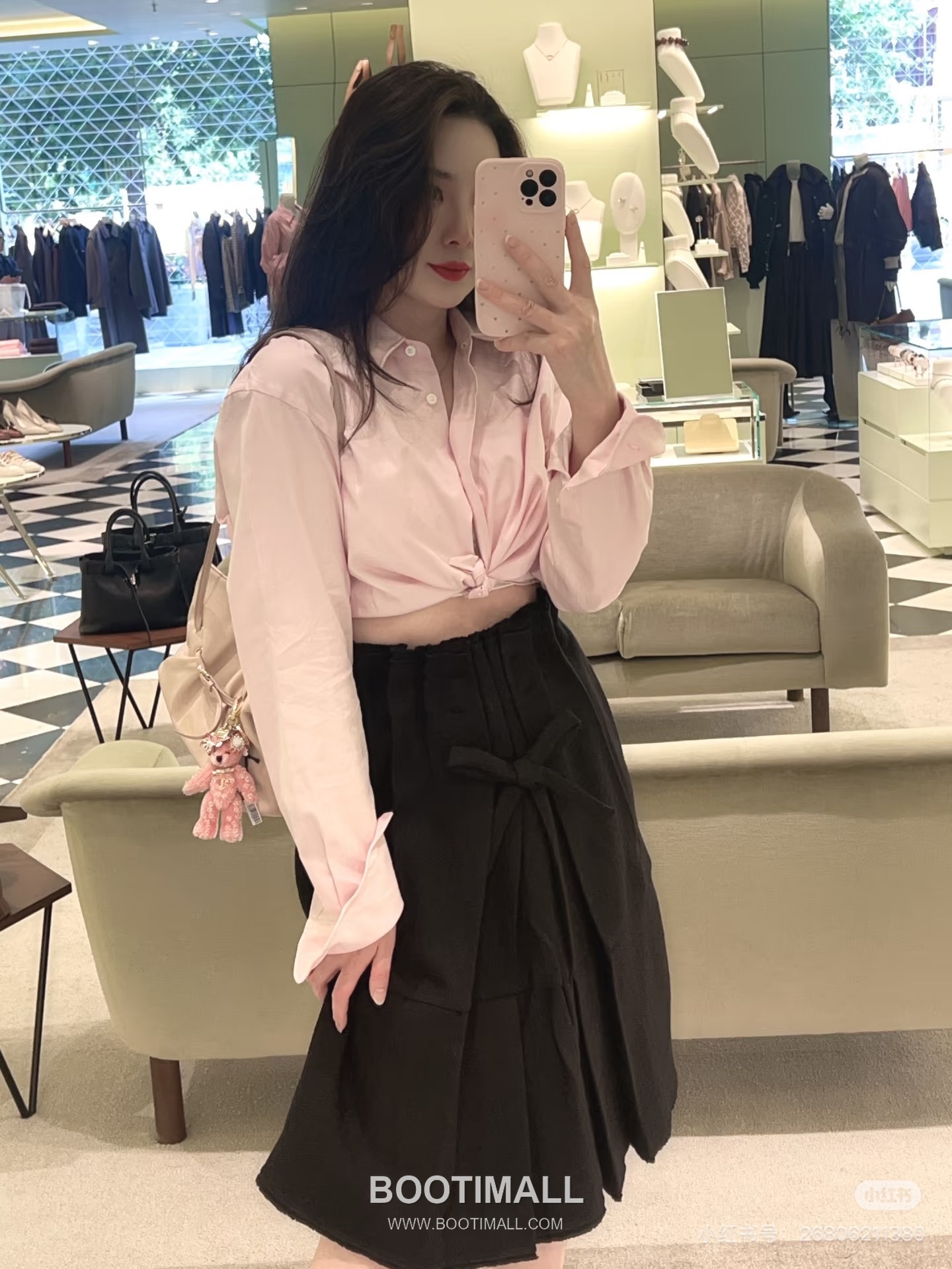 Prada Bow Ruched Set Dress 프라다 리본 셔링 세트 드레스 15