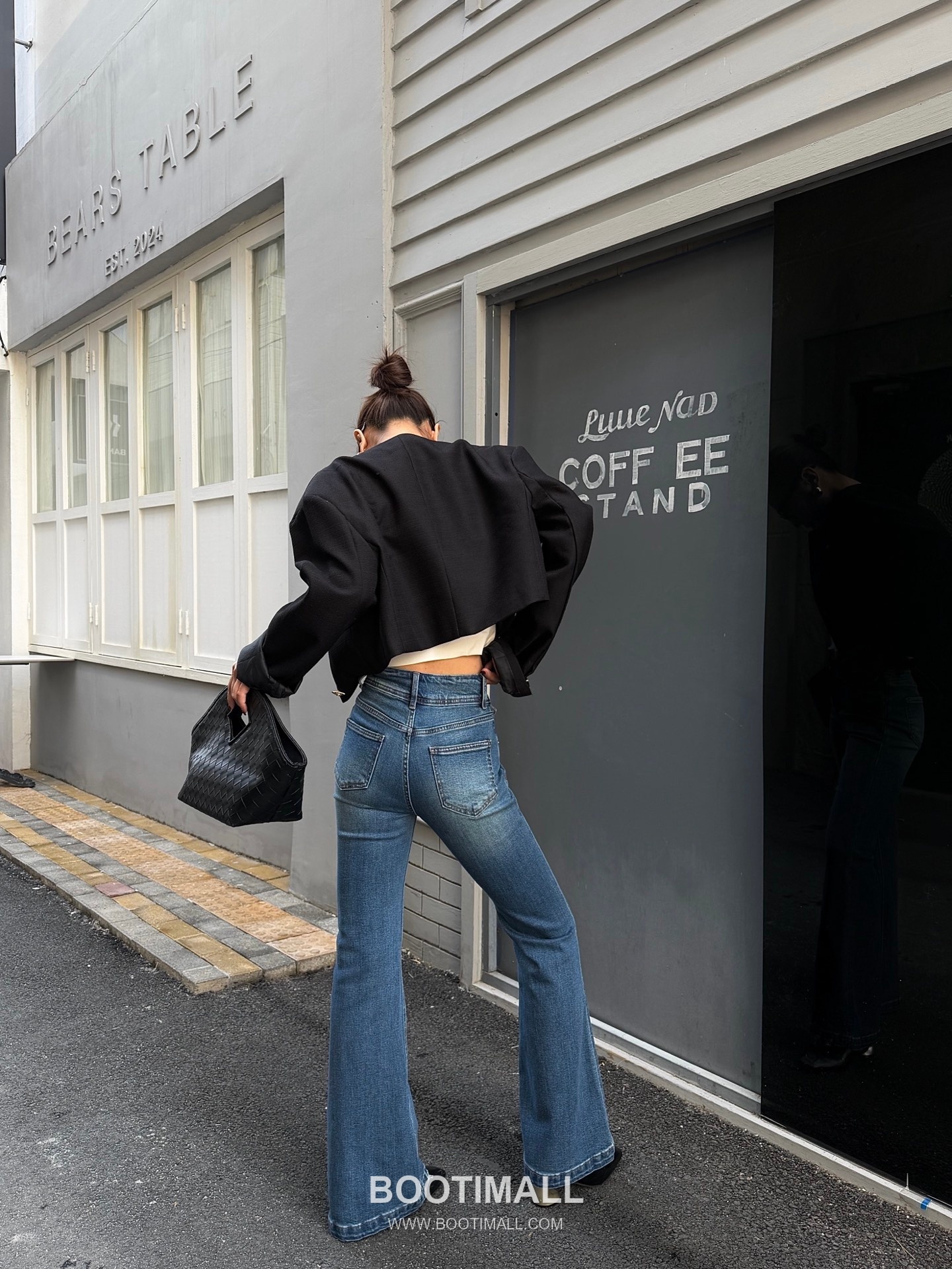 Prada High Waist Flare Jeans Denim Pants 프라다 하이웨스트 플레어 진 데님 팬츠 3