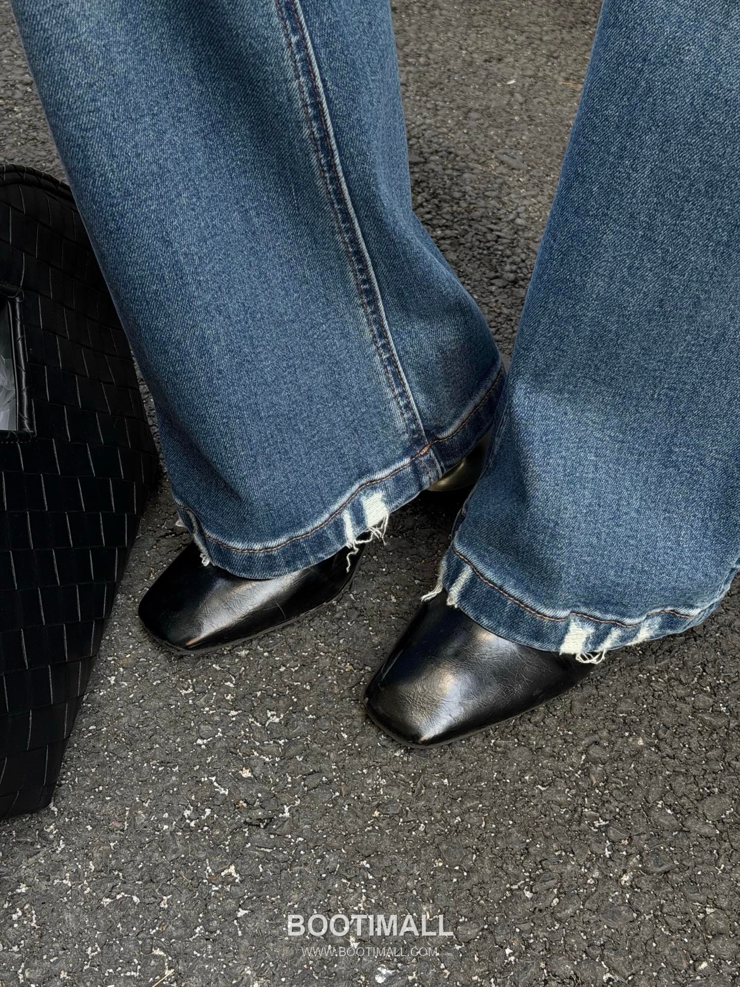 Prada High Waist Flare Jeans Denim Pants 프라다 하이웨스트 플레어 진 데님 팬츠 4