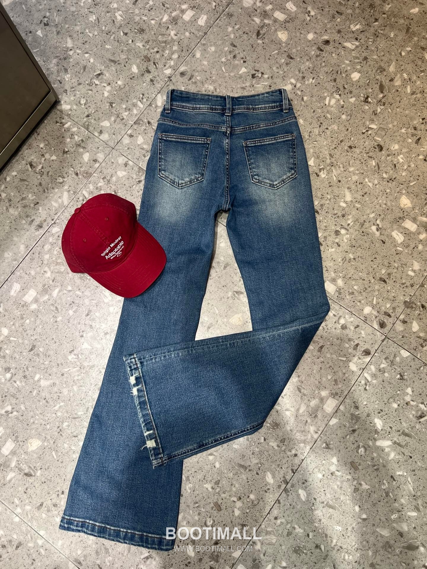 Prada High Waist Flare Jeans Denim Pants 프라다 하이웨스트 플레어 진 데님 팬츠 12