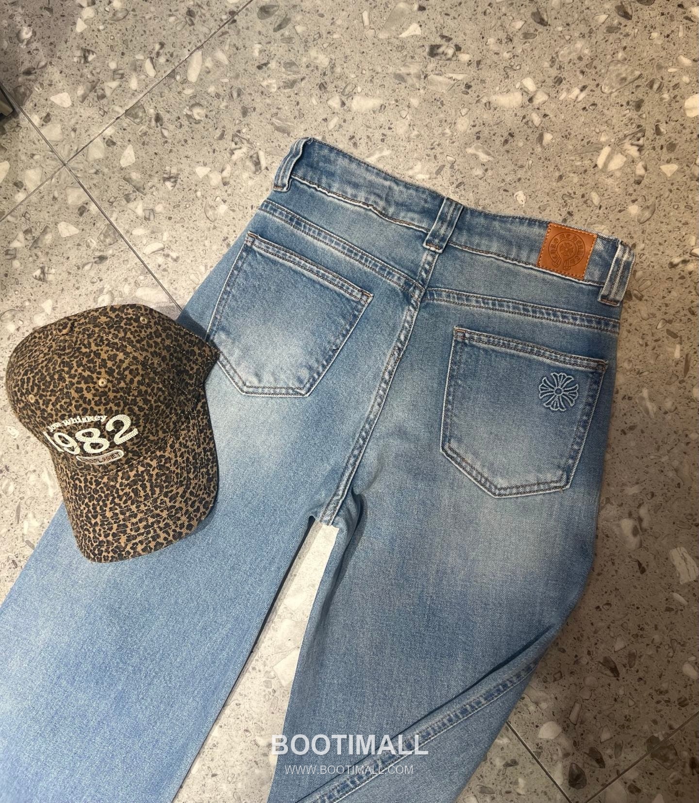 Chrome Hearts High Stretch Wide Pants Light Blue 크롬하츠 하이 스트레치 와이드 팬츠 라이트 블루 12