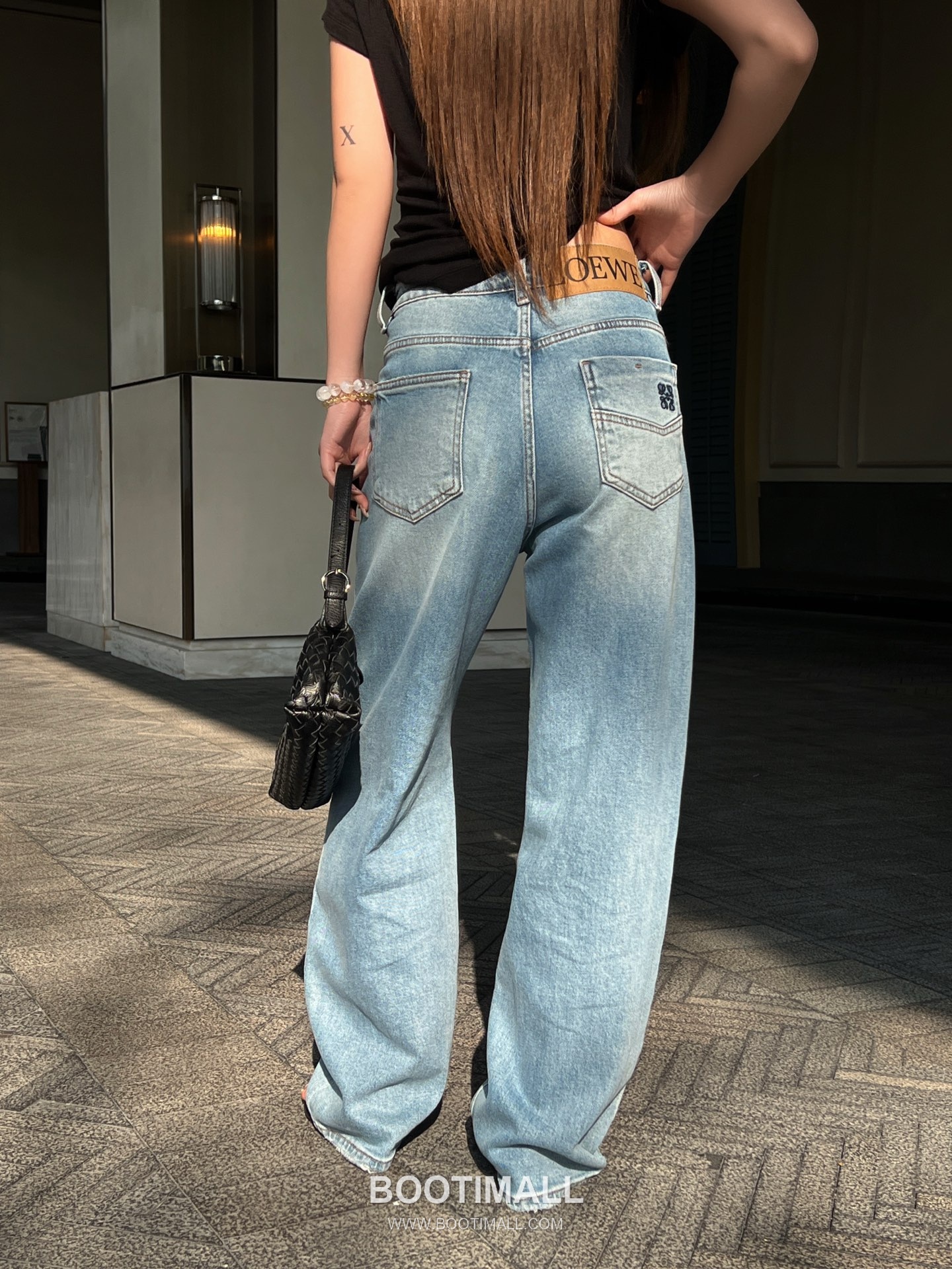 Loewe Curved Blade Denim Pants Cotton Denim 로에베 커브 블레이드 데님 팬츠 코튼 데님 4