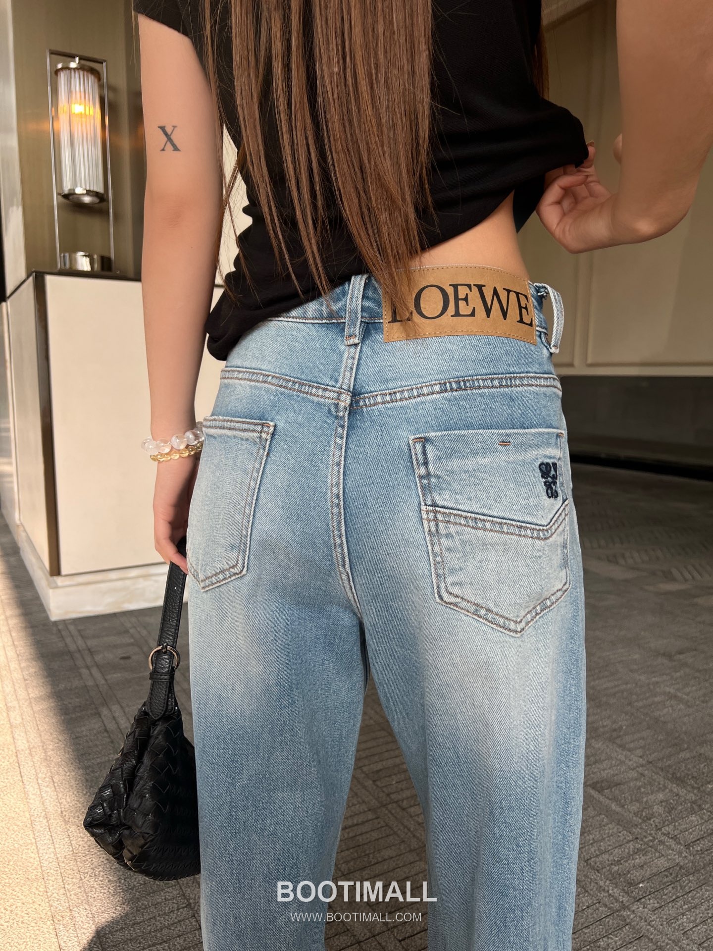Loewe Curved Blade Denim Pants Cotton Denim 로에베 커브 블레이드 데님 팬츠 코튼 데님 6