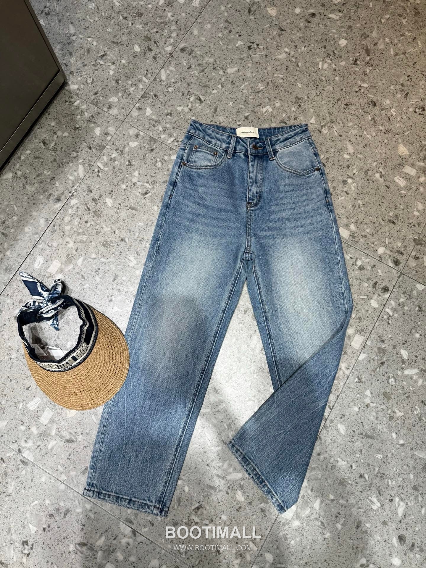 Celine Embroidered Cigarette Pants Stretch Denim 셀린느 자수 시가렛 팬츠 스판 데님 8