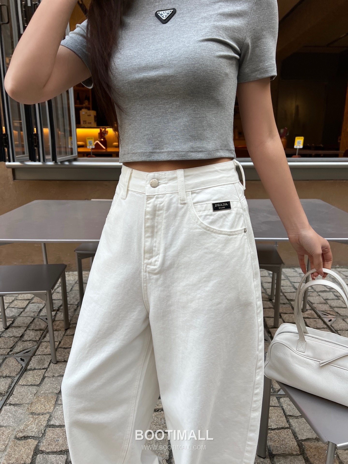 Prada Tapered Denim Pants Cotton Blue 프라다 테이퍼드 데님 팬츠 코튼 블루 4