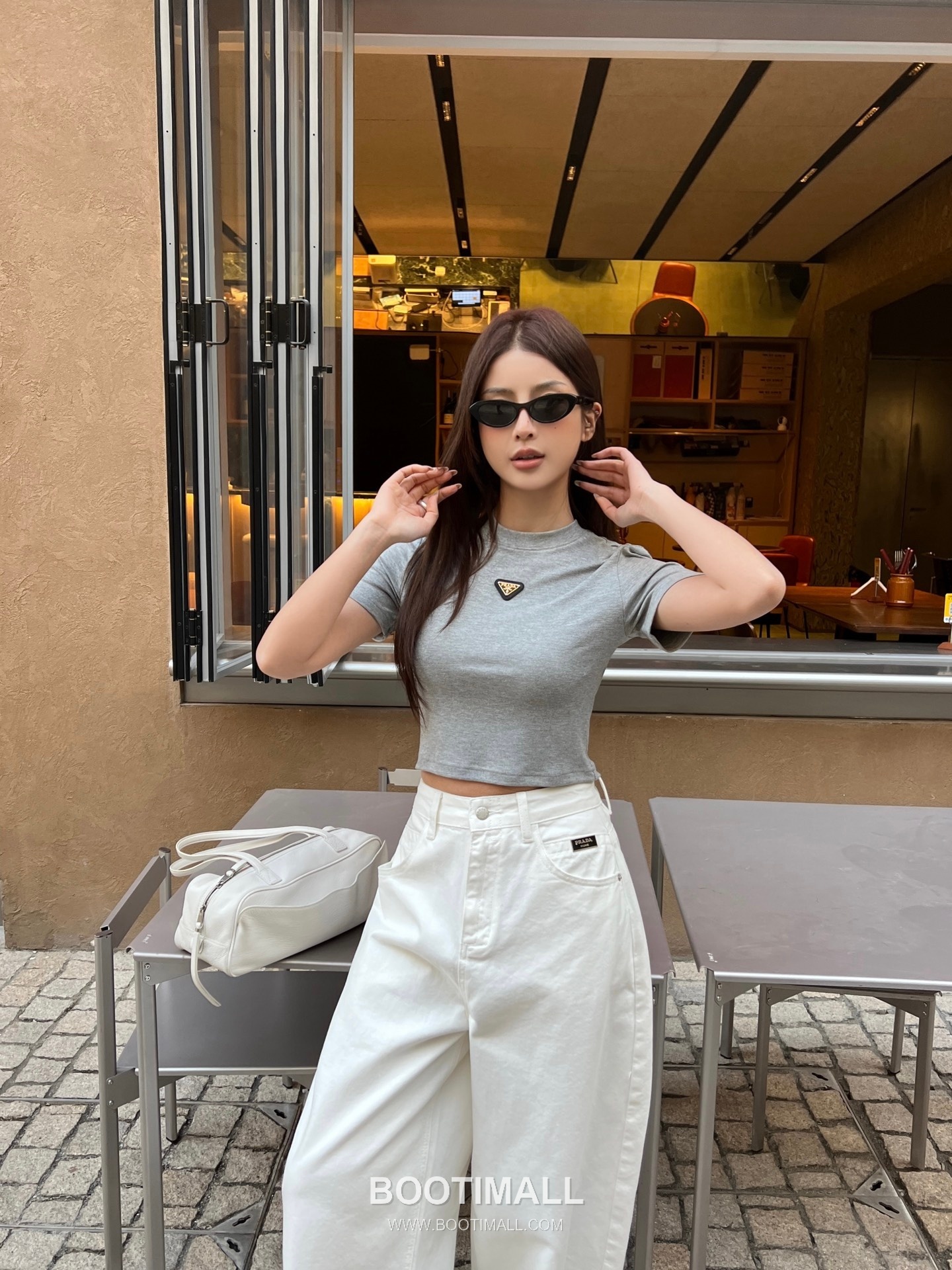 Prada Tapered Denim Pants Cotton Blue 프라다 테이퍼드 데님 팬츠 코튼 블루 5