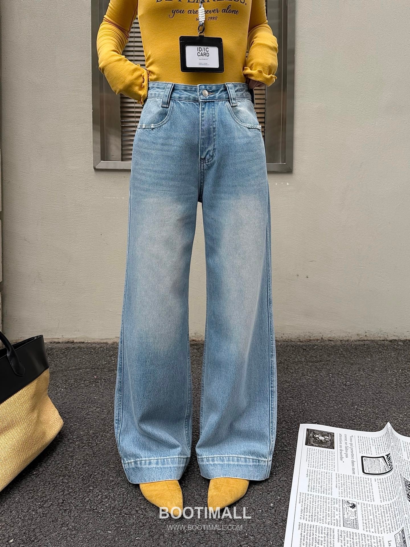 Burberry Logo Embroidered Wide Leg Denim Cotton Denim Pants 버버리 로고 자수 와이드 레그 데님 코튼 데님 팬츠 5