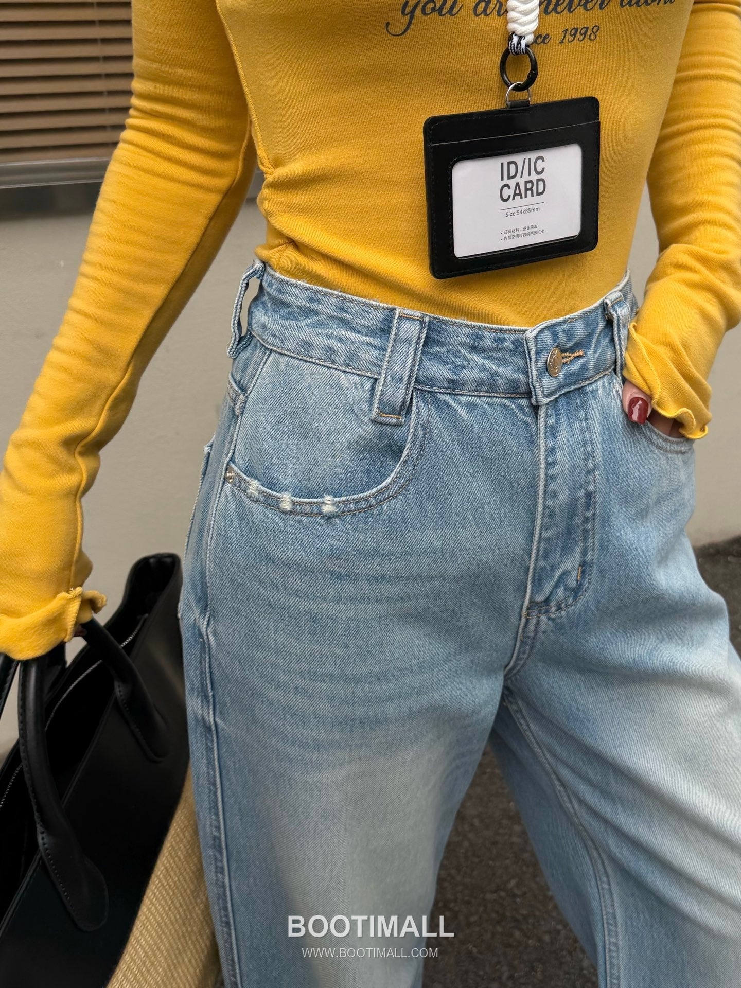 Burberry Logo Embroidered Wide Leg Denim Cotton Denim Pants 버버리 로고 자수 와이드 레그 데님 코튼 데님 팬츠 6