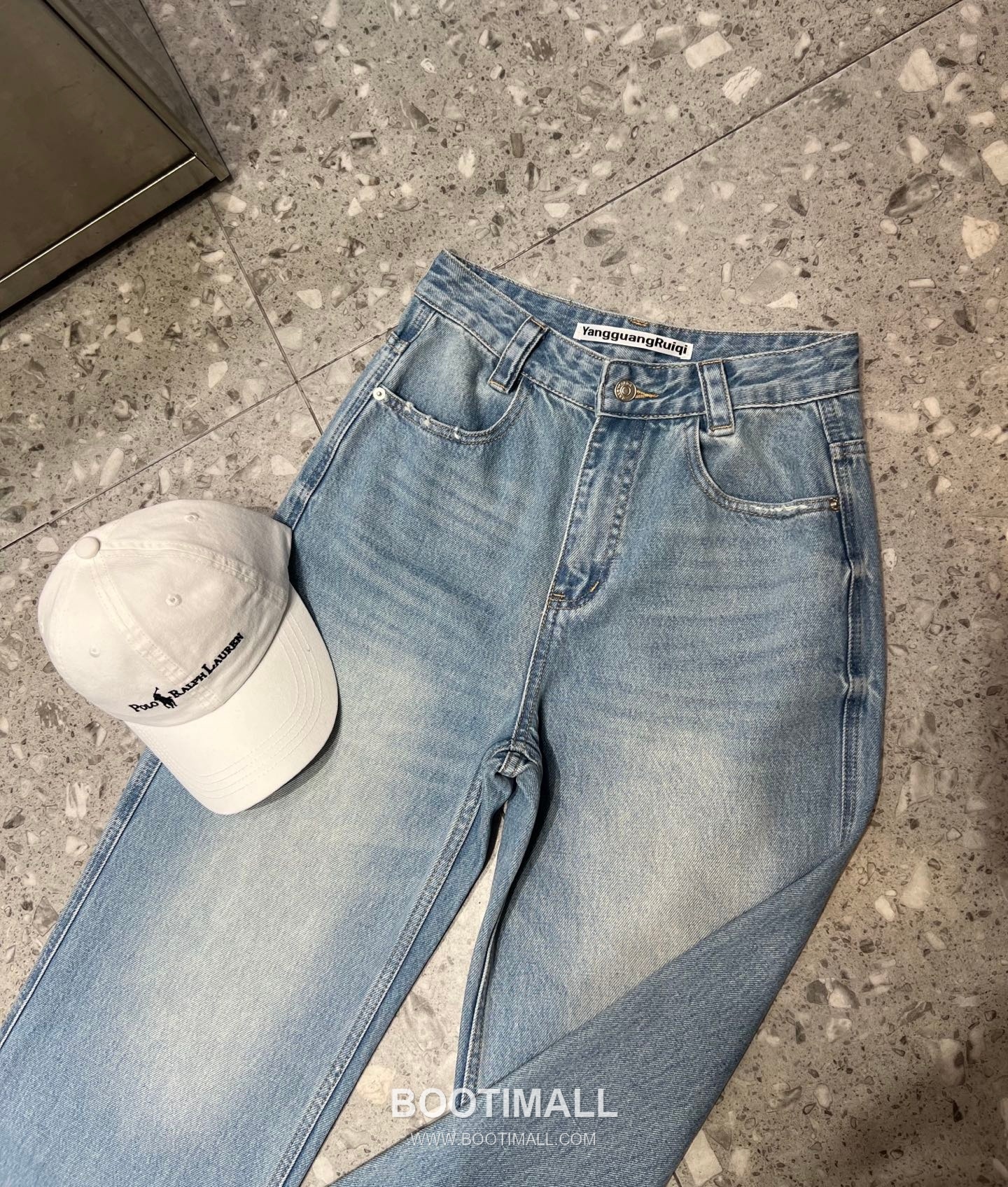 Burberry Logo Embroidered Wide Leg Denim Cotton Denim Pants 버버리 로고 자수 와이드 레그 데님 코튼 데님 팬츠 10