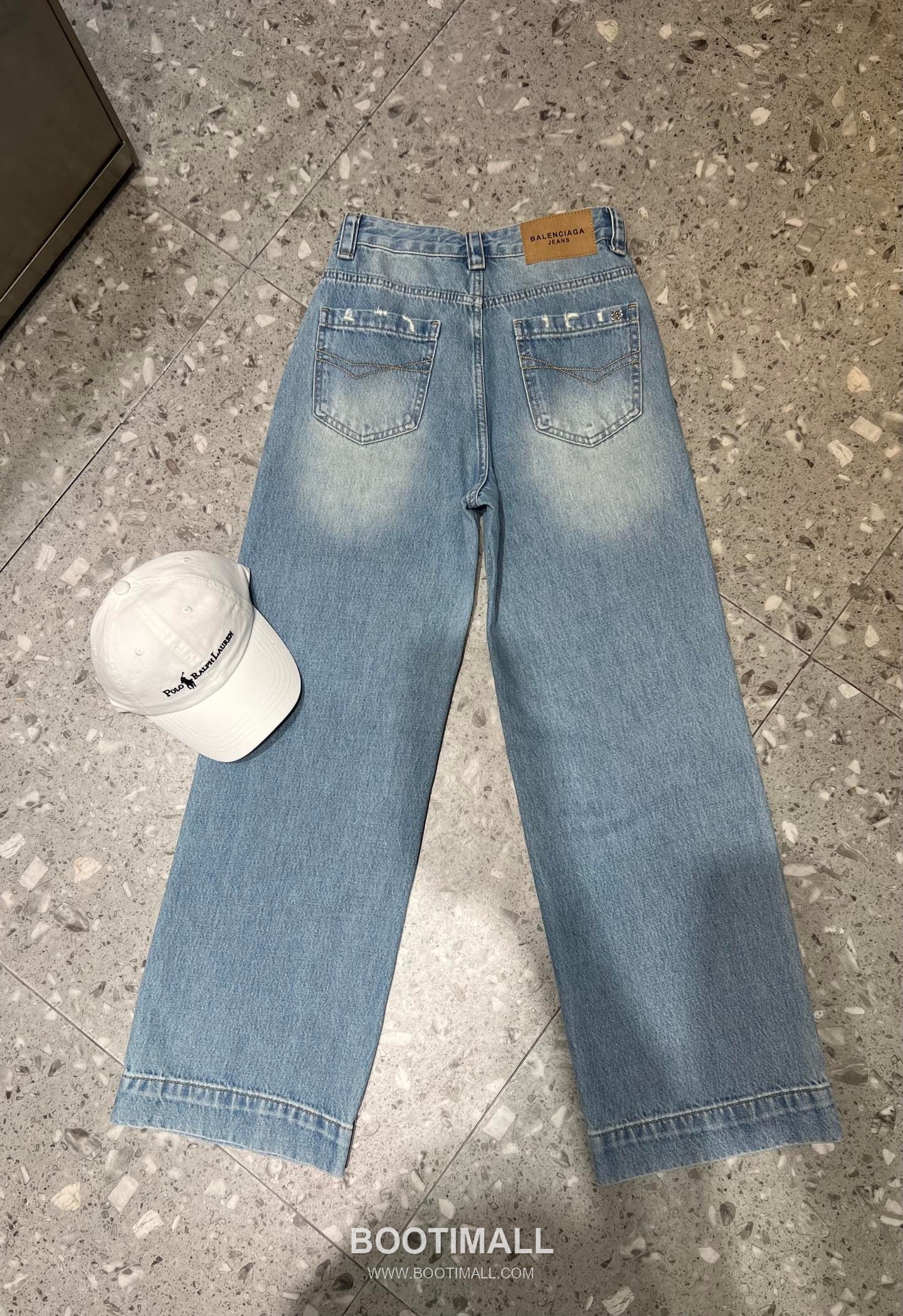 Burberry Logo Embroidered Wide Leg Denim Cotton Denim Pants 버버리 로고 자수 와이드 레그 데님 코튼 데님 팬츠 11