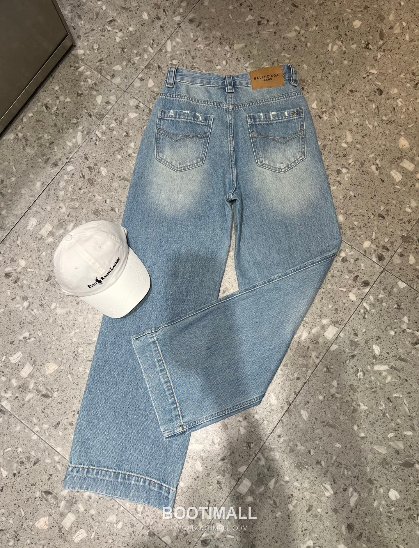 Burberry Logo Embroidered Wide Leg Denim Cotton Denim Pants 버버리 로고 자수 와이드 레그 데님 코튼 데님 팬츠 12