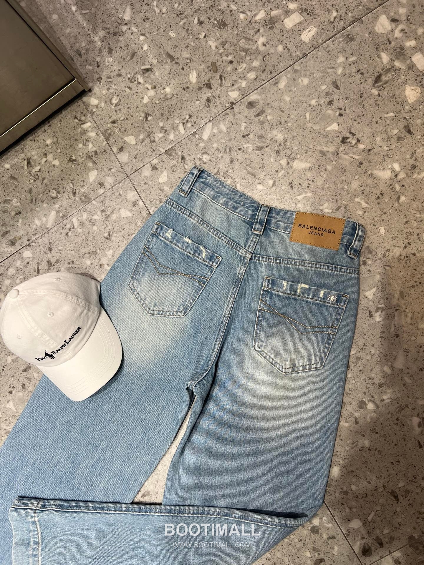 Burberry Logo Embroidered Wide Leg Denim Cotton Denim Pants 버버리 로고 자수 와이드 레그 데님 코튼 데님 팬츠 13