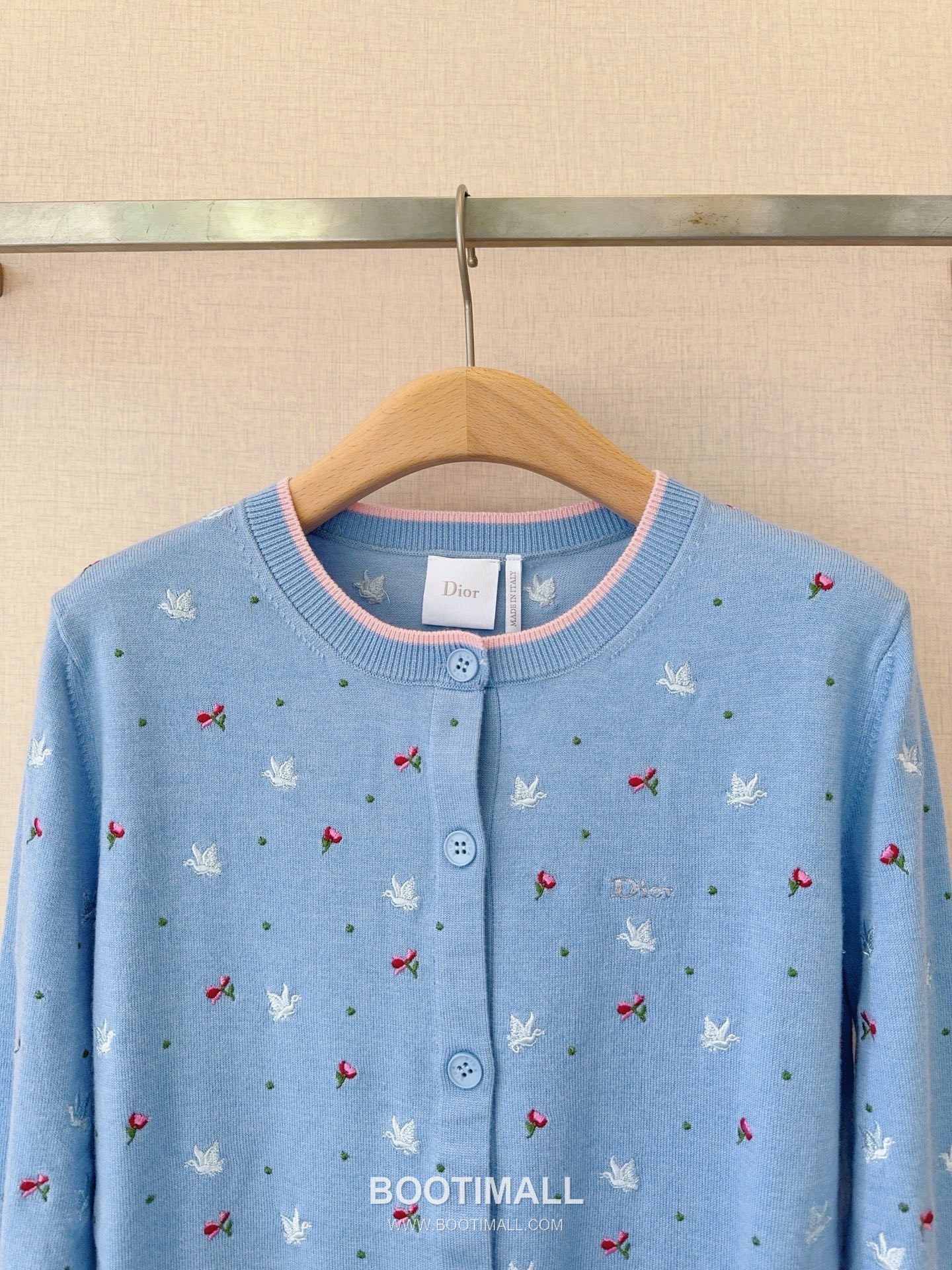 Dior Star Floral Knit Blue 디올 스타 플로럴 니트 블루 2