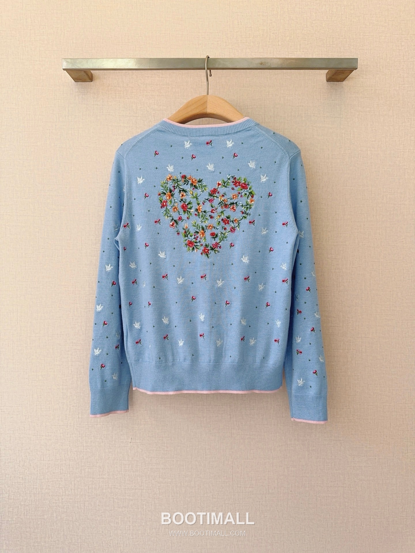 Dior Star Floral Knit Blue 디올 스타 플로럴 니트 블루 5