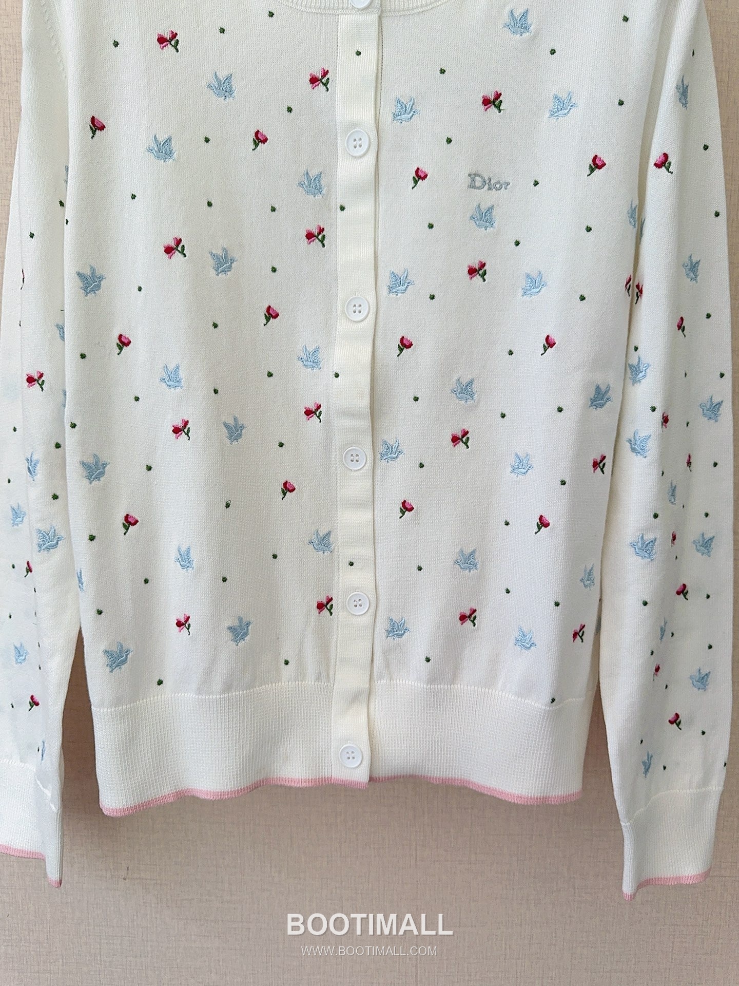 Dior Star Floral Knit Blue 디올 스타 플로럴 니트 블루 3