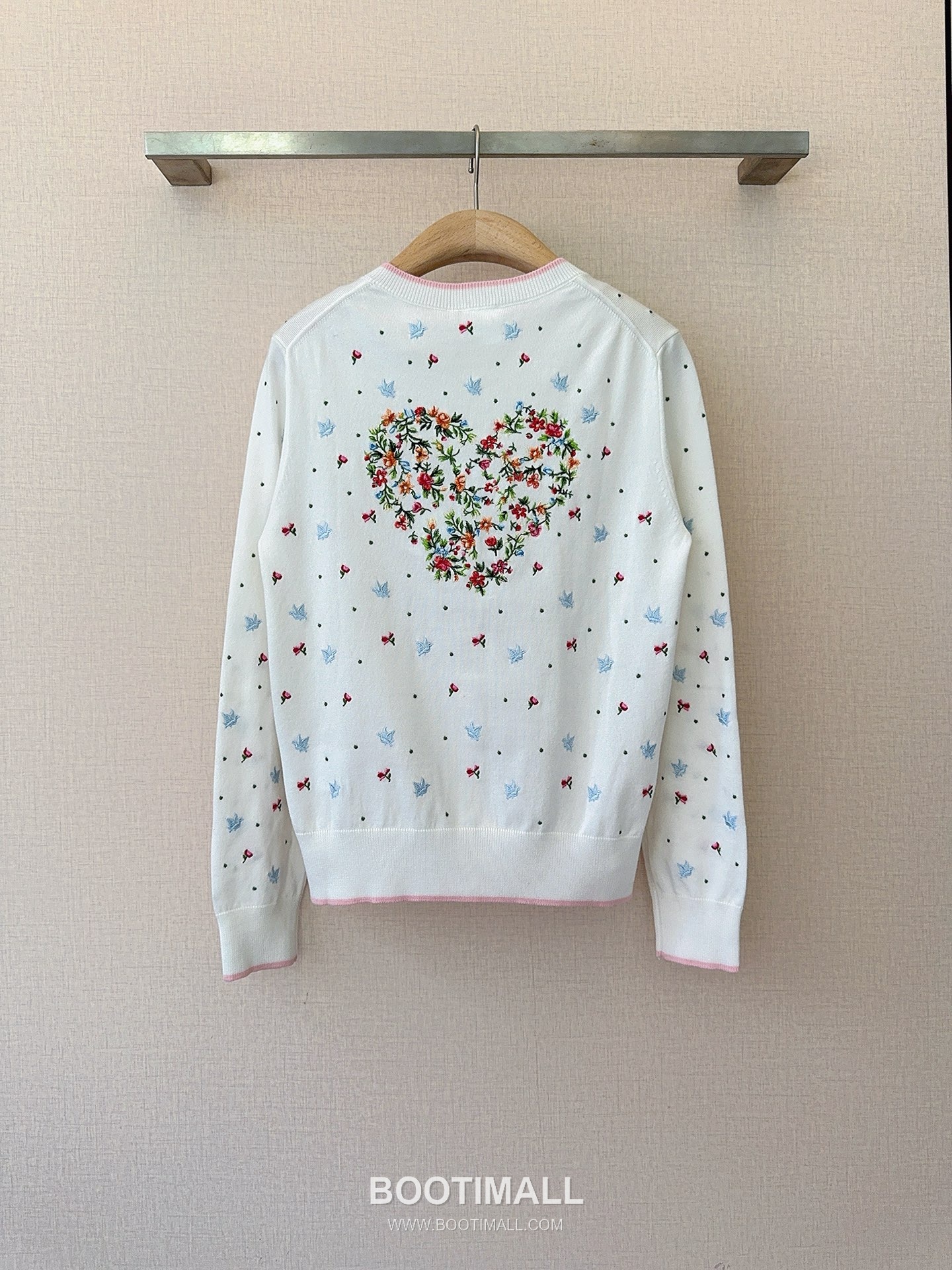 Dior Star Floral Knit Blue 디올 스타 플로럴 니트 블루 4