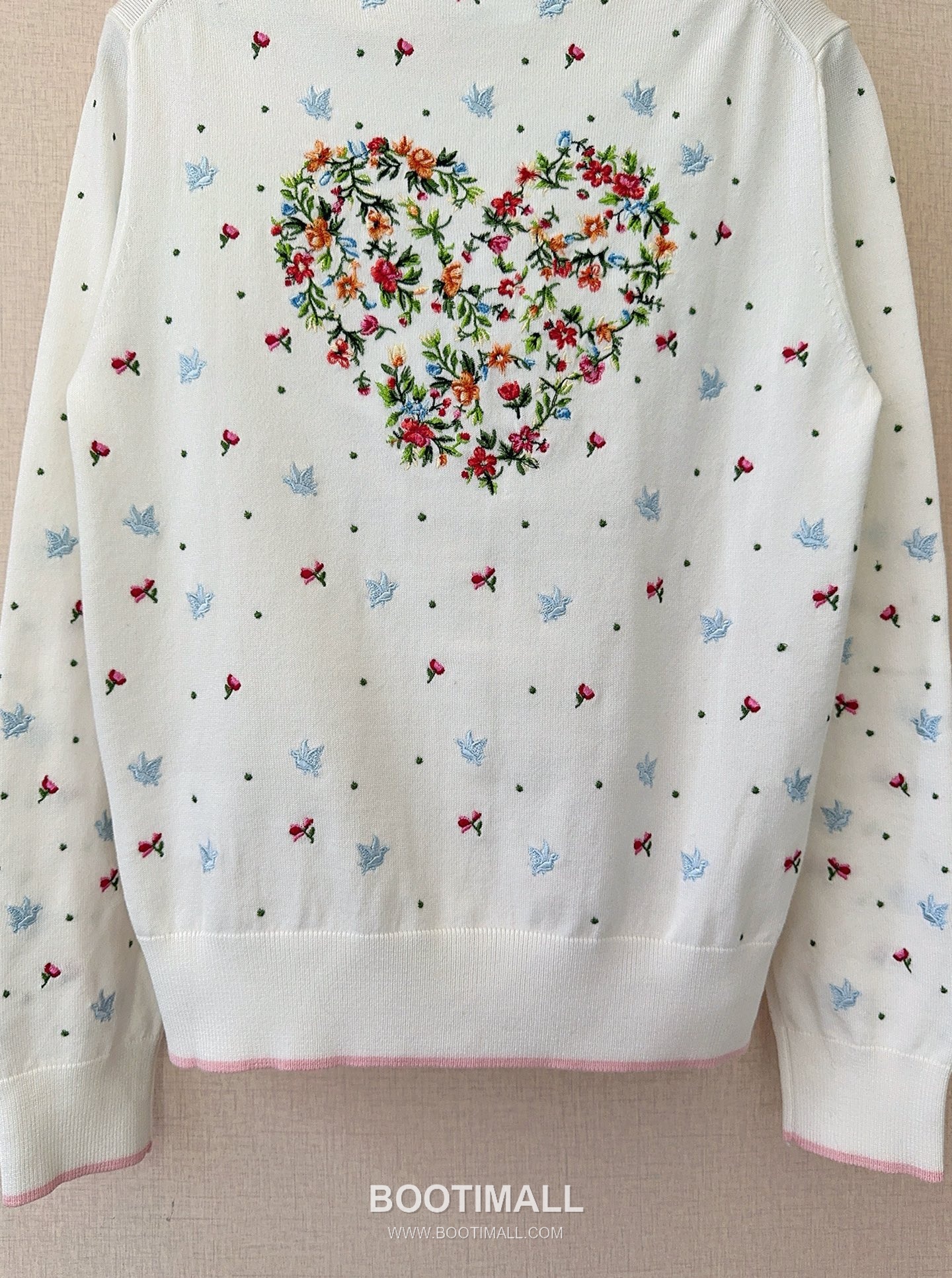 Dior Star Floral Knit Blue 디올 스타 플로럴 니트 블루 6