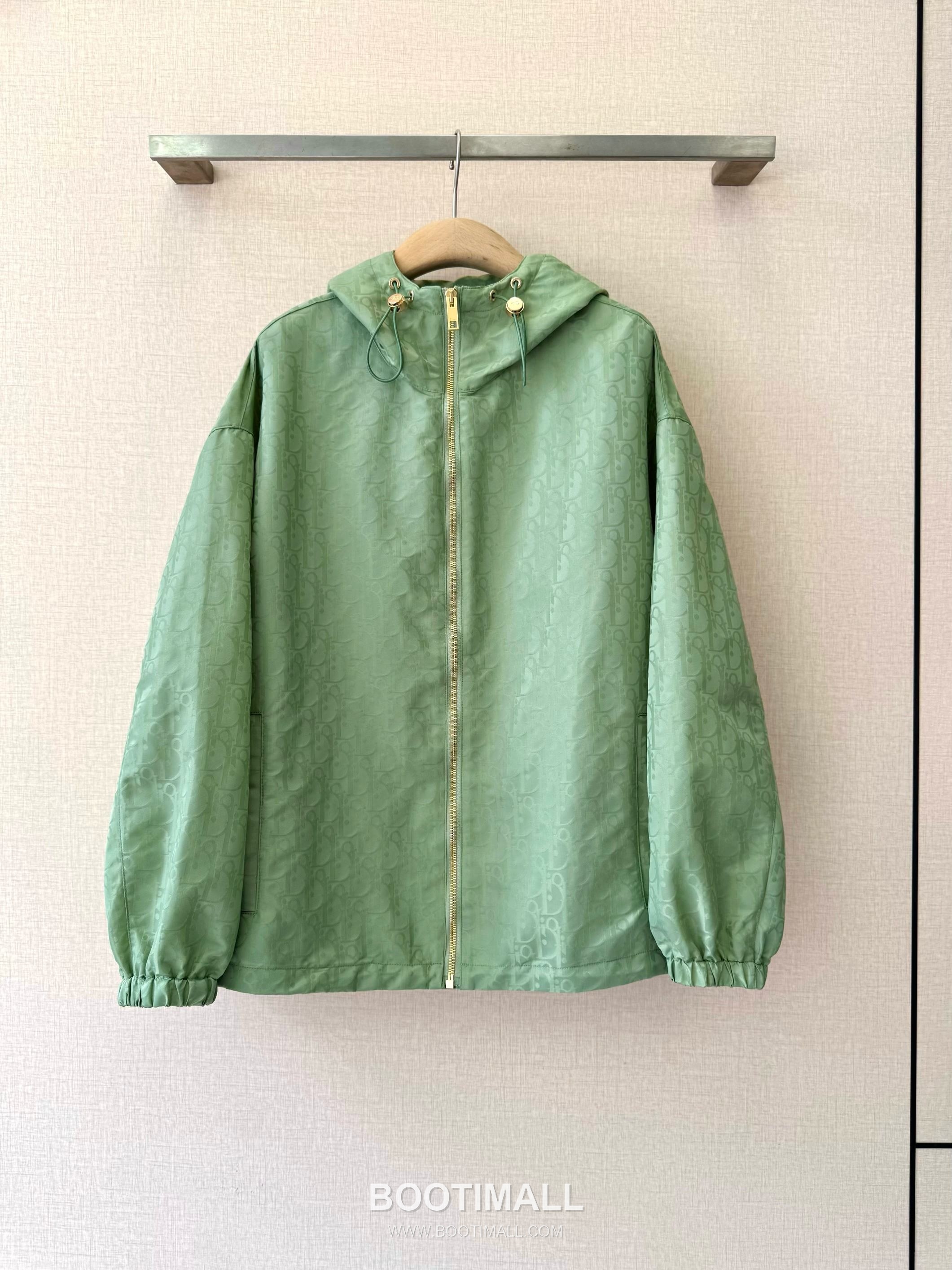 Dior Early Spring Monogram Hooded Navy Windbreaker 디올 얼리 스프링 모노그램 후드 네이비 바람막이 7