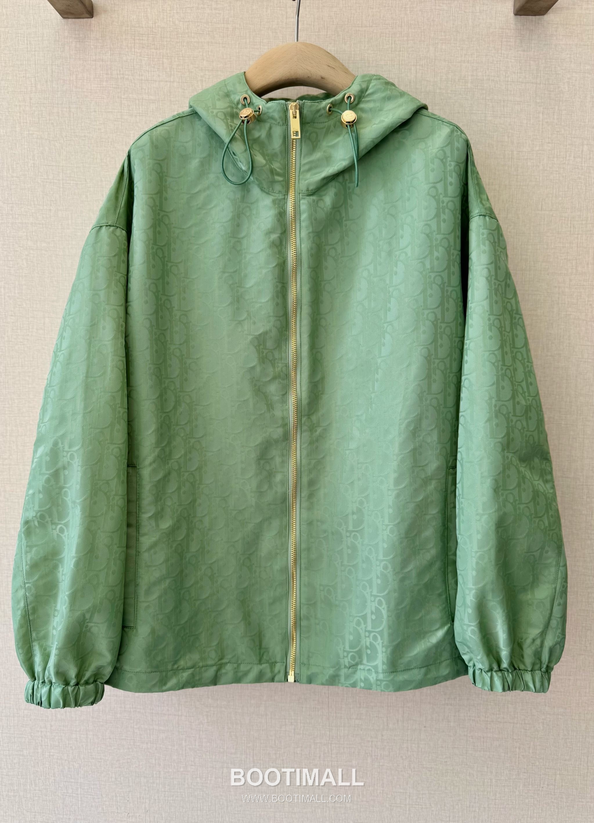 Dior Early Spring Monogram Hooded Navy Windbreaker 디올 얼리 스프링 모노그램 후드 네이비 바람막이 8