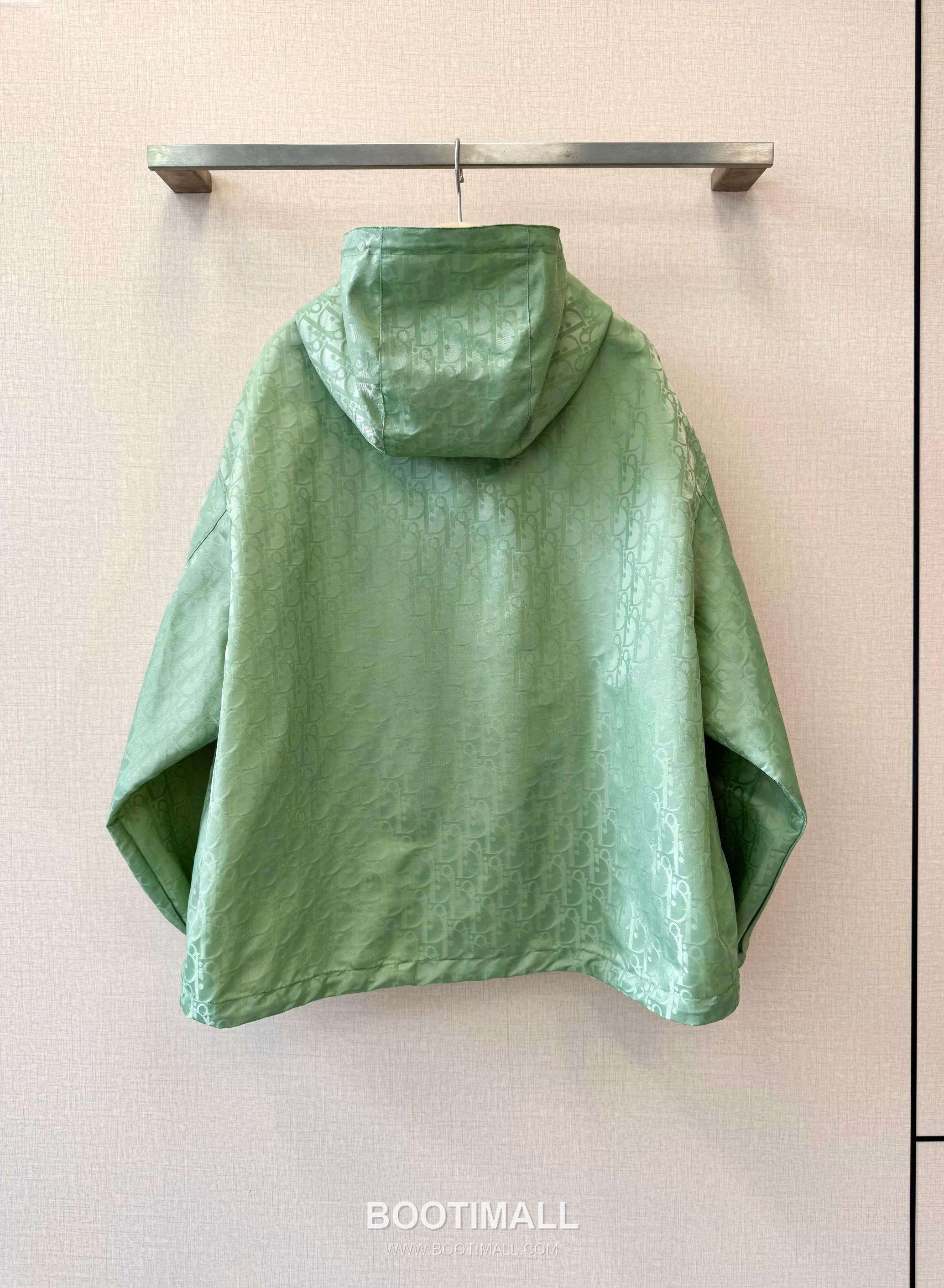 Dior Early Spring Monogram Hooded Navy Windbreaker 디올 얼리 스프링 모노그램 후드 네이비 바람막이 10