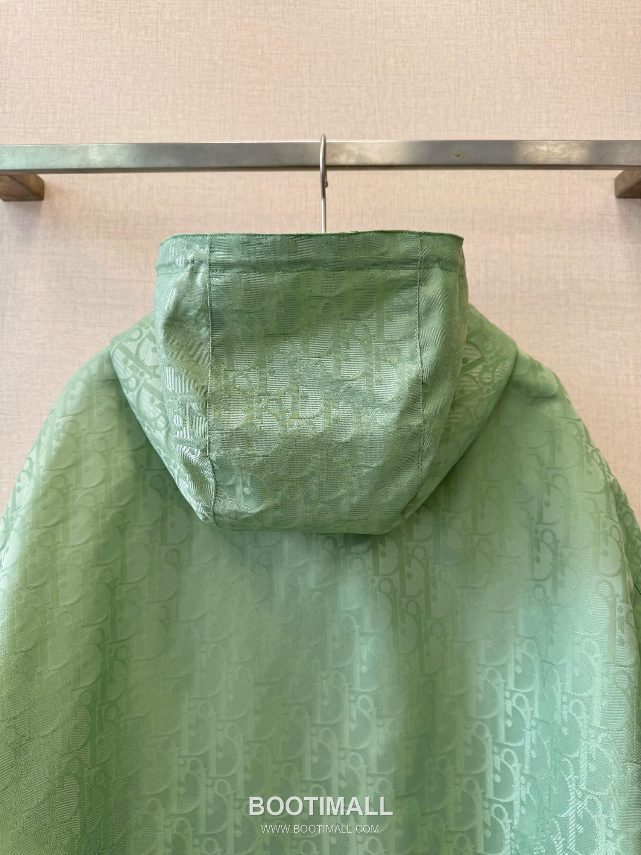 Dior Early Spring Monogram Hooded Navy Windbreaker 디올 얼리 스프링 모노그램 후드 네이비 바람막이 11