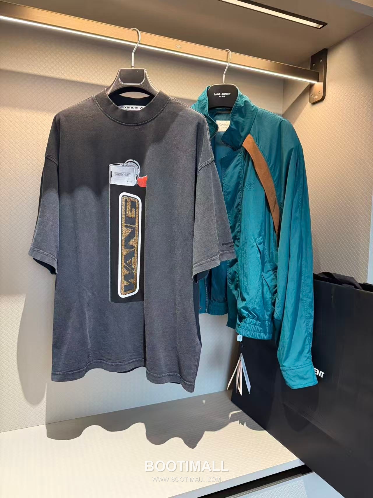 Alexander Wang 알렉산더왕 Waterwashed Lighter Tee Black T-shirt 워터워시 라이터 티셔츠 블랙 1