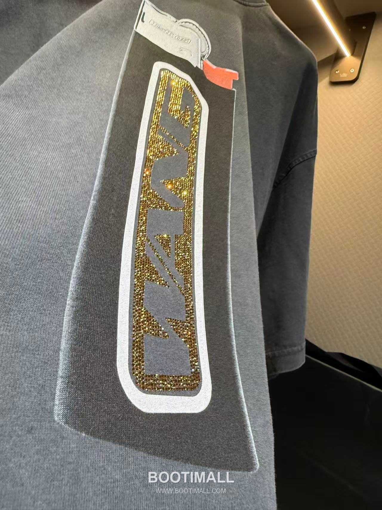 Alexander Wang 알렉산더왕 Waterwashed Lighter Tee Black T-shirt 워터워시 라이터 티셔츠 블랙 4