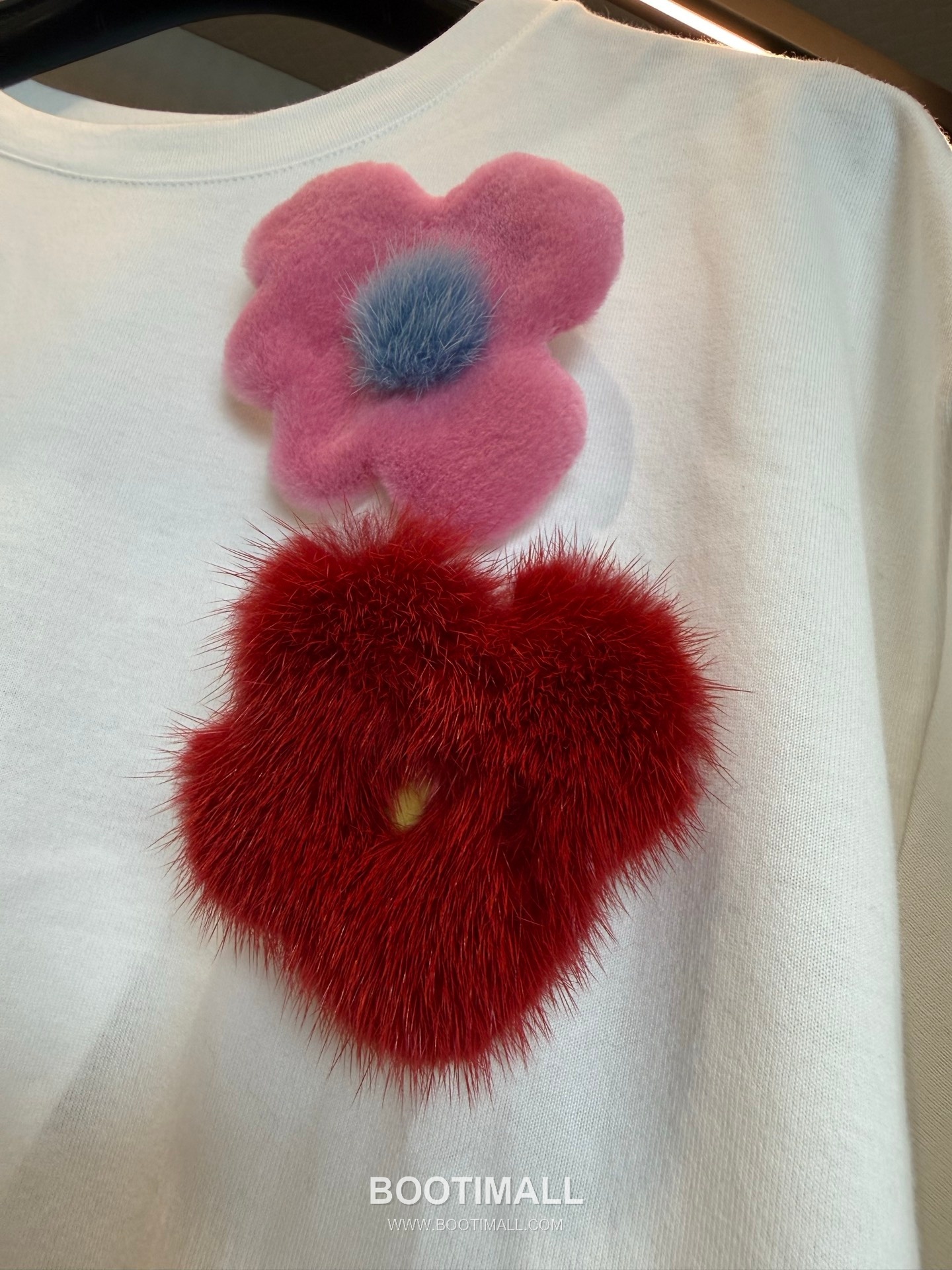 Fendi 펜디 Mink Flower Tee White T-shirt 밍크 플라워 티셔츠 화이트 6