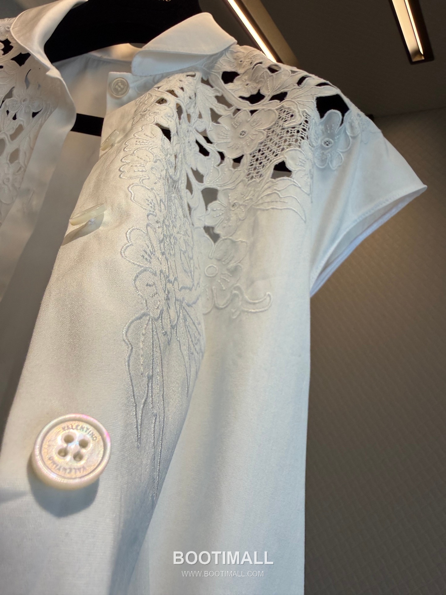 Valentino 발렌티노 Valen Lace Shirt Cotton White 발렌 레이스 셔츠 코튼 화이트 9