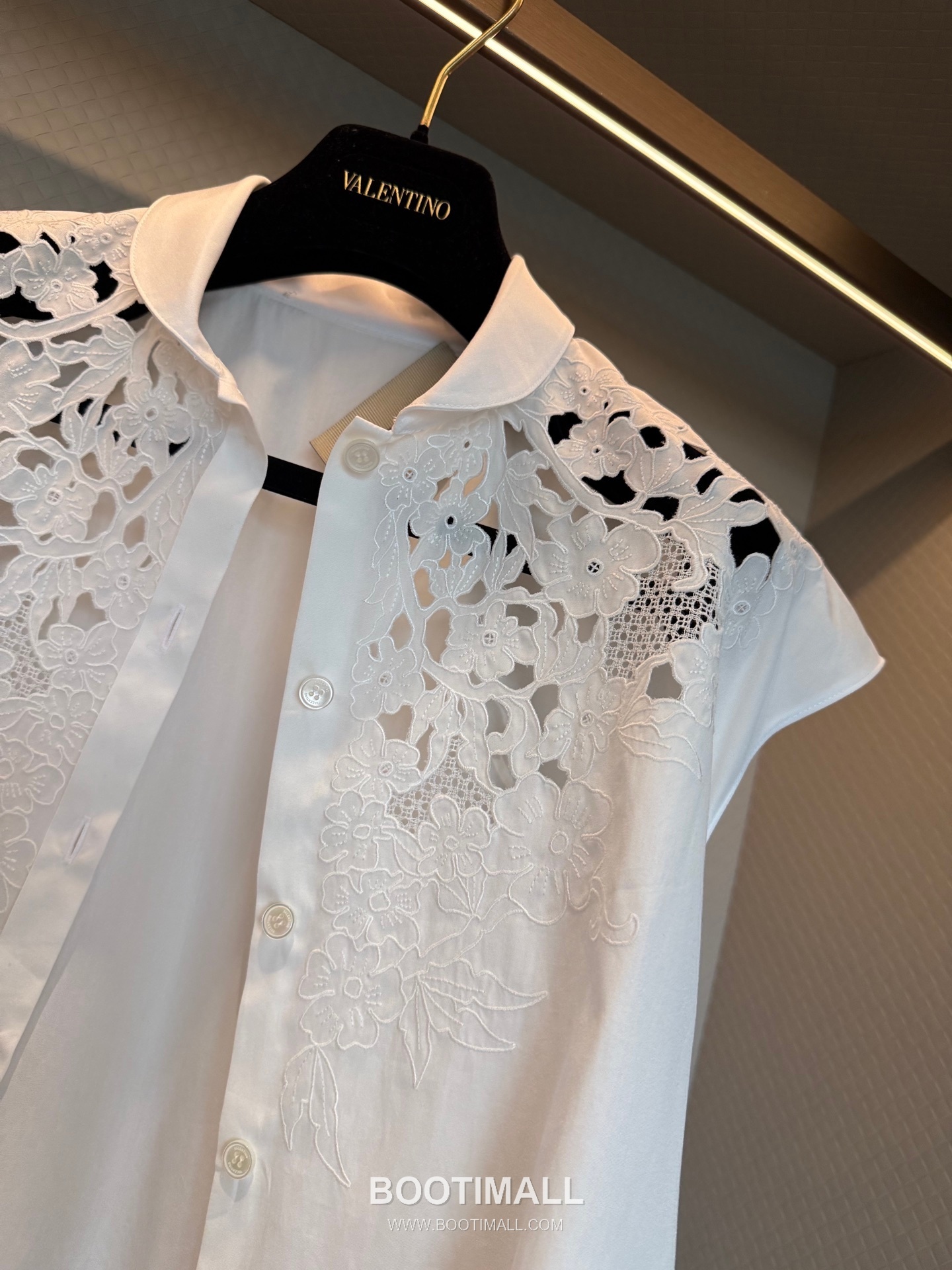 Valentino 발렌티노 Valen Lace Shirt Cotton White 발렌 레이스 셔츠 코튼 화이트 10