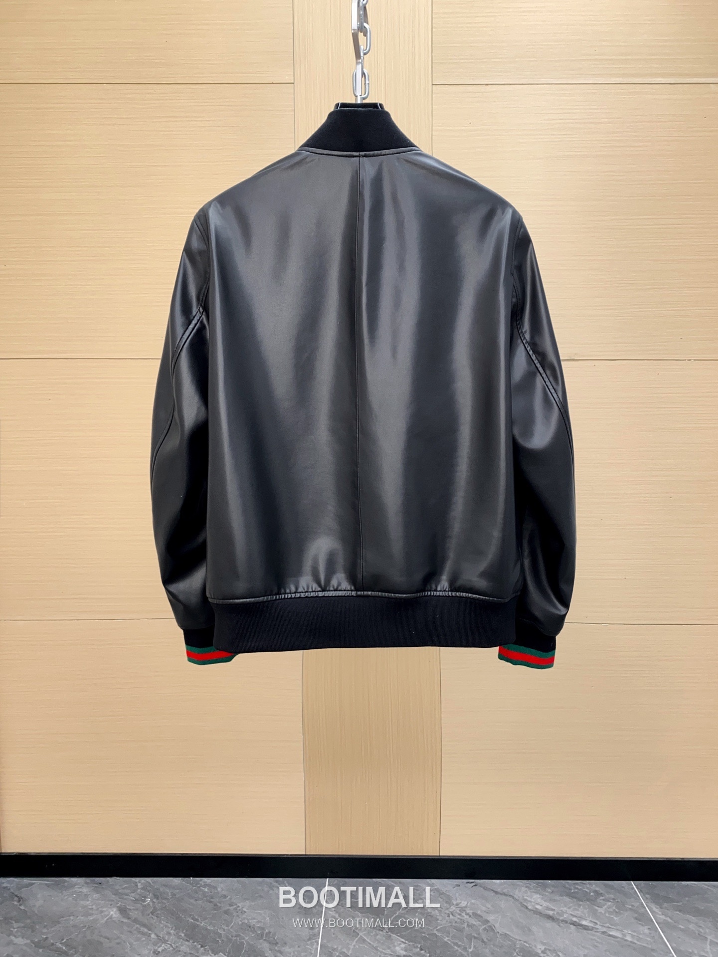 Gucci GG Lambskin Bomber Lambskin Black Down Jacket 구찌 GG 램스킨 봄버 램스킨 블랙 다운 재킷 12