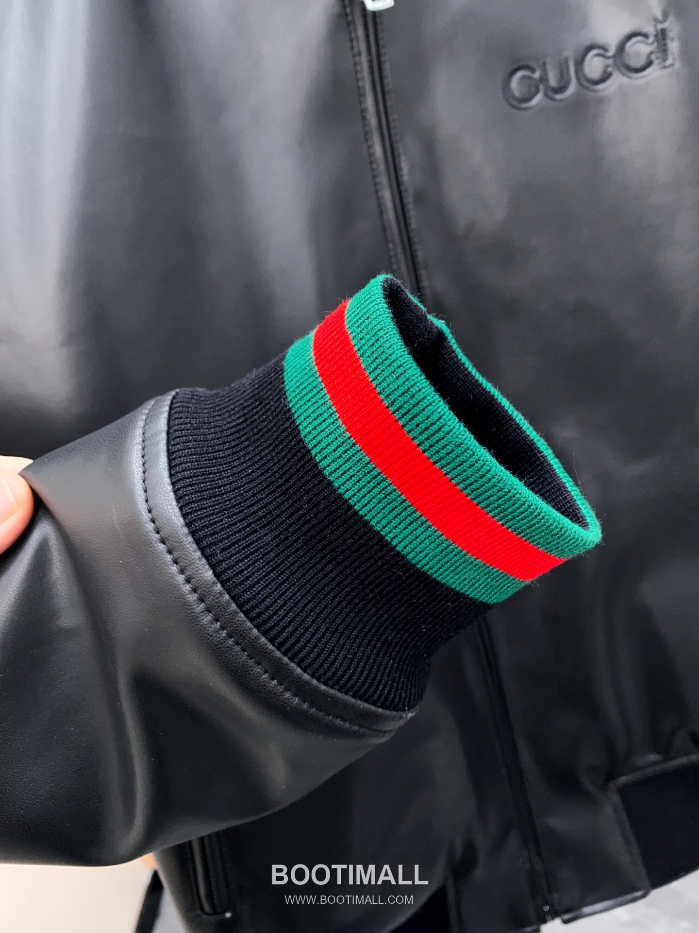 Gucci GG Lambskin Bomber Lambskin Black Down Jacket 구찌 GG 램스킨 봄버 램스킨 블랙 다운 재킷 16