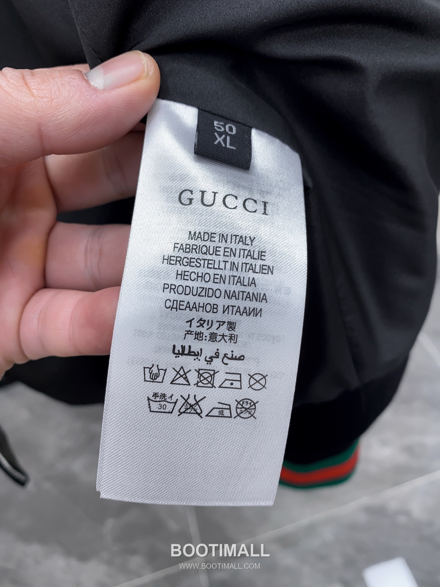 Gucci GG Lambskin Bomber Lambskin Black Down Jacket 구찌 GG 램스킨 봄버 램스킨 블랙 다운 재킷 18