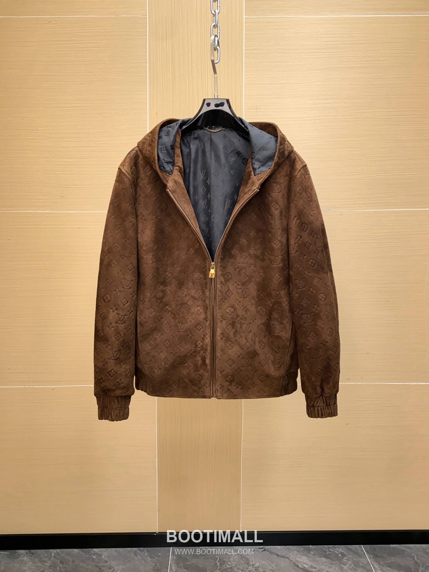 Louis Vuitton Monogram Suede Hooded Suede Brown Jacket 루이비통 모노그램 스웨이드 후드 스웨이드 브라운 자켓 8