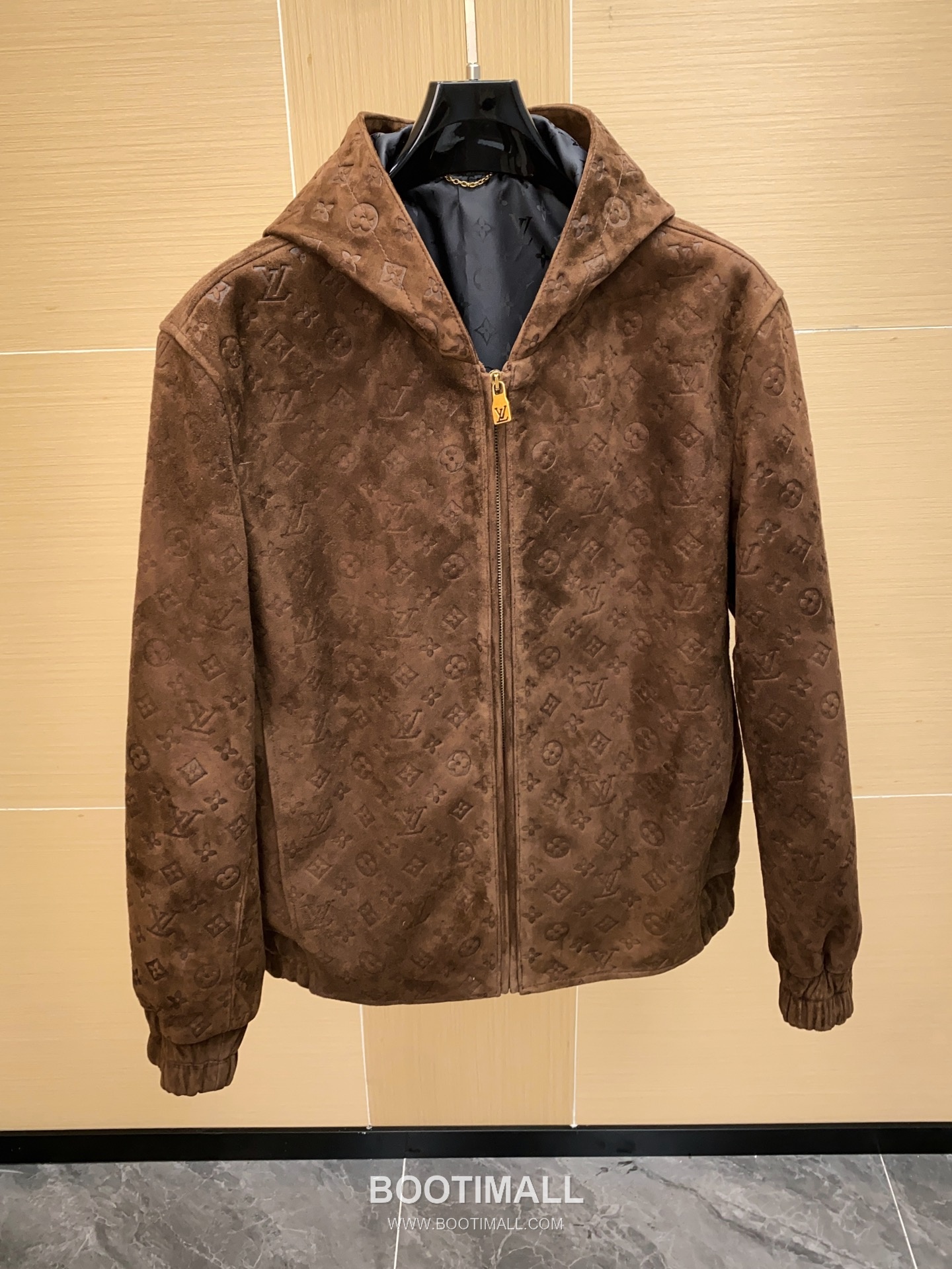 Louis Vuitton Monogram Suede Hooded Suede Brown Jacket 루이비통 모노그램 스웨이드 후드 스웨이드 브라운 자켓 10