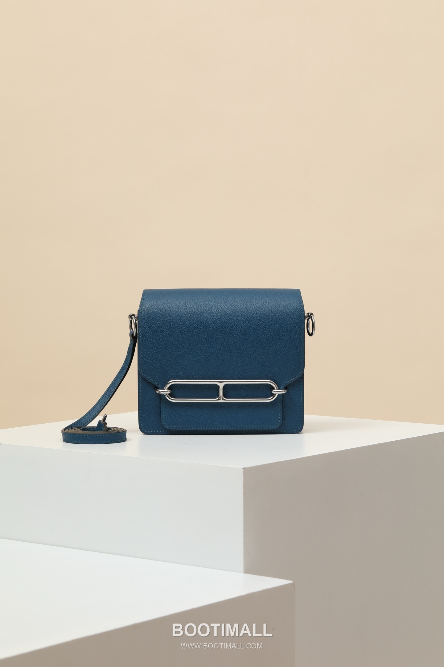 Hermes ZB19 Evercolor Mini Evercolor Calfskin Dark Blue Shoulder Bag 에르메스 ZB19 에버컬러 미니 에버컬러 송아지가죽 다크블루 숄더백 18cm 1