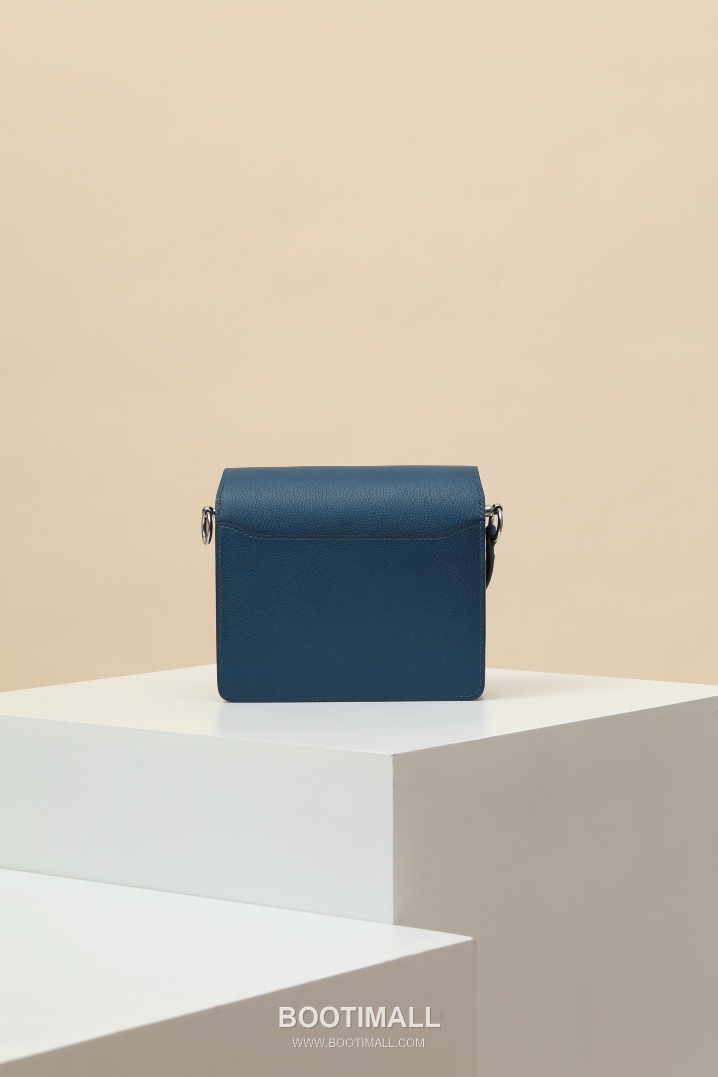 Hermes ZB19 Evercolor Mini Evercolor Calfskin Dark Blue Shoulder Bag 에르메스 ZB19 에버컬러 미니 에버컬러 송아지가죽 다크블루 숄더백 18cm 3