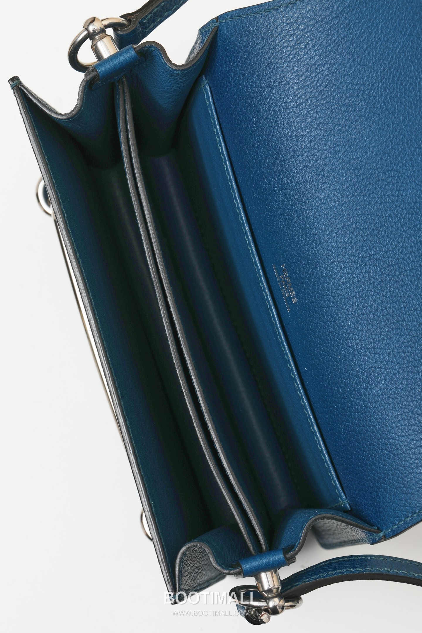 Hermes ZB19 Evercolor Mini Evercolor Calfskin Dark Blue Shoulder Bag 에르메스 ZB19 에버컬러 미니 에버컬러 송아지가죽 다크블루 숄더백 18cm 7