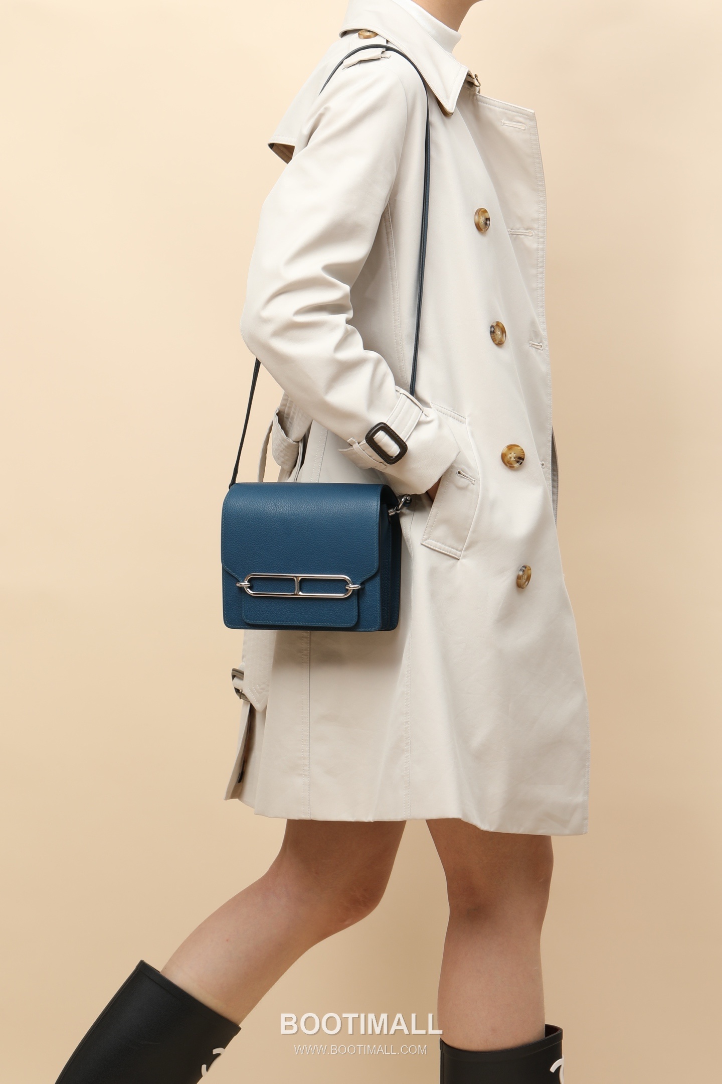 Hermes ZB19 Evercolor Mini Evercolor Calfskin Dark Blue Shoulder Bag 에르메스 ZB19 에버컬러 미니 에버컬러 송아지가죽 다크블루 숄더백 18cm 9