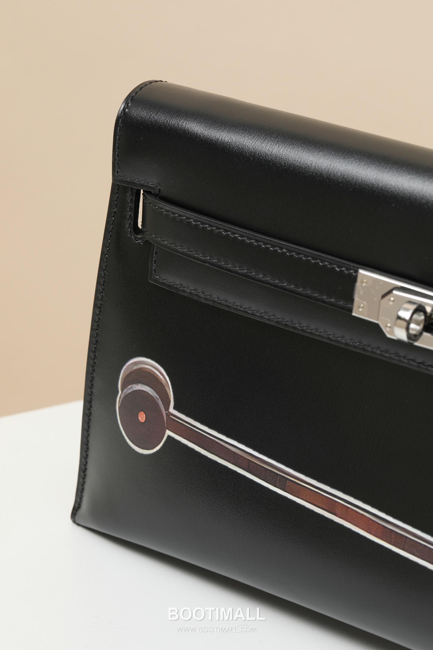 Hermes KE27 Box Shoulder Box Calf Leather Black Shoulder Bag 에르메스 KE27 박스 숄더 박스 카프 레더 블랙 숄더백 27.5cm 4