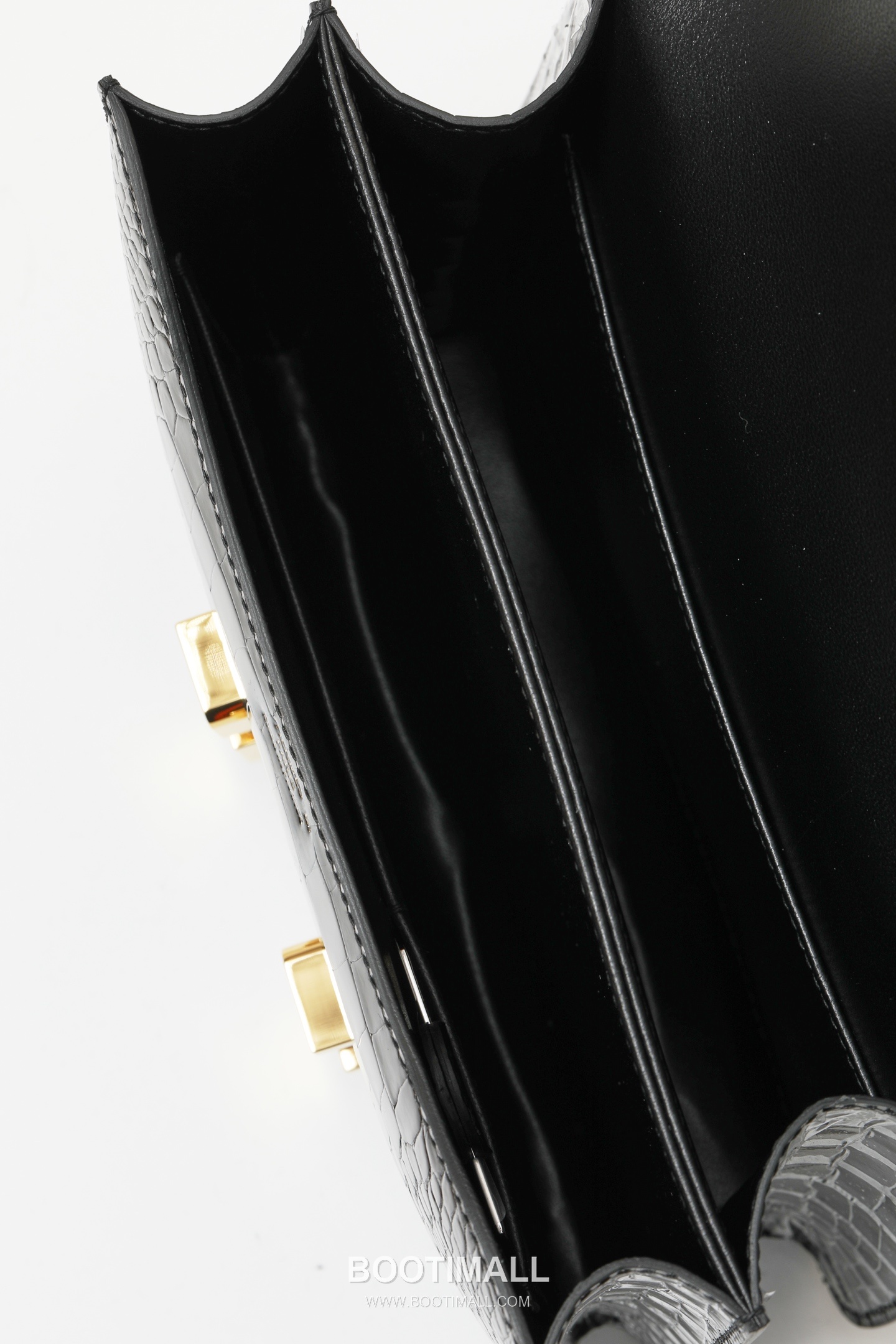 Hermes Constance 19 Shiny Crocodile Shiny American Crocodile Leather Black Shoulder Bag 에르메스 콘스탄스 19 샤이니 크로커다일 샤이니 아메리칸 크로커다일 가죽 블랙 숄더백 19cm 7