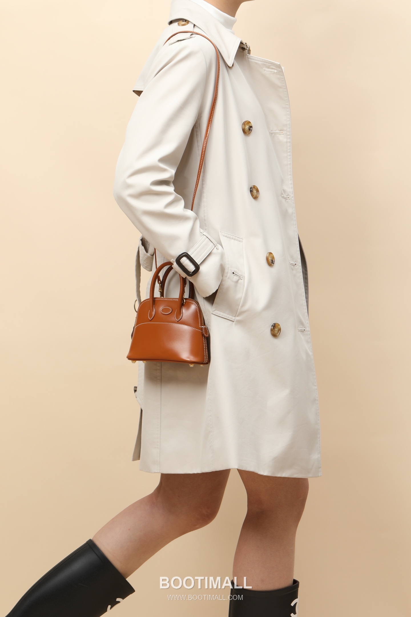 Hermes Box Mini Crossbody Box Calf Leather Brown Crossbody Bag 에르메스 박스 미니 크로스백 박스 카프 레더 브라운 15cm 9