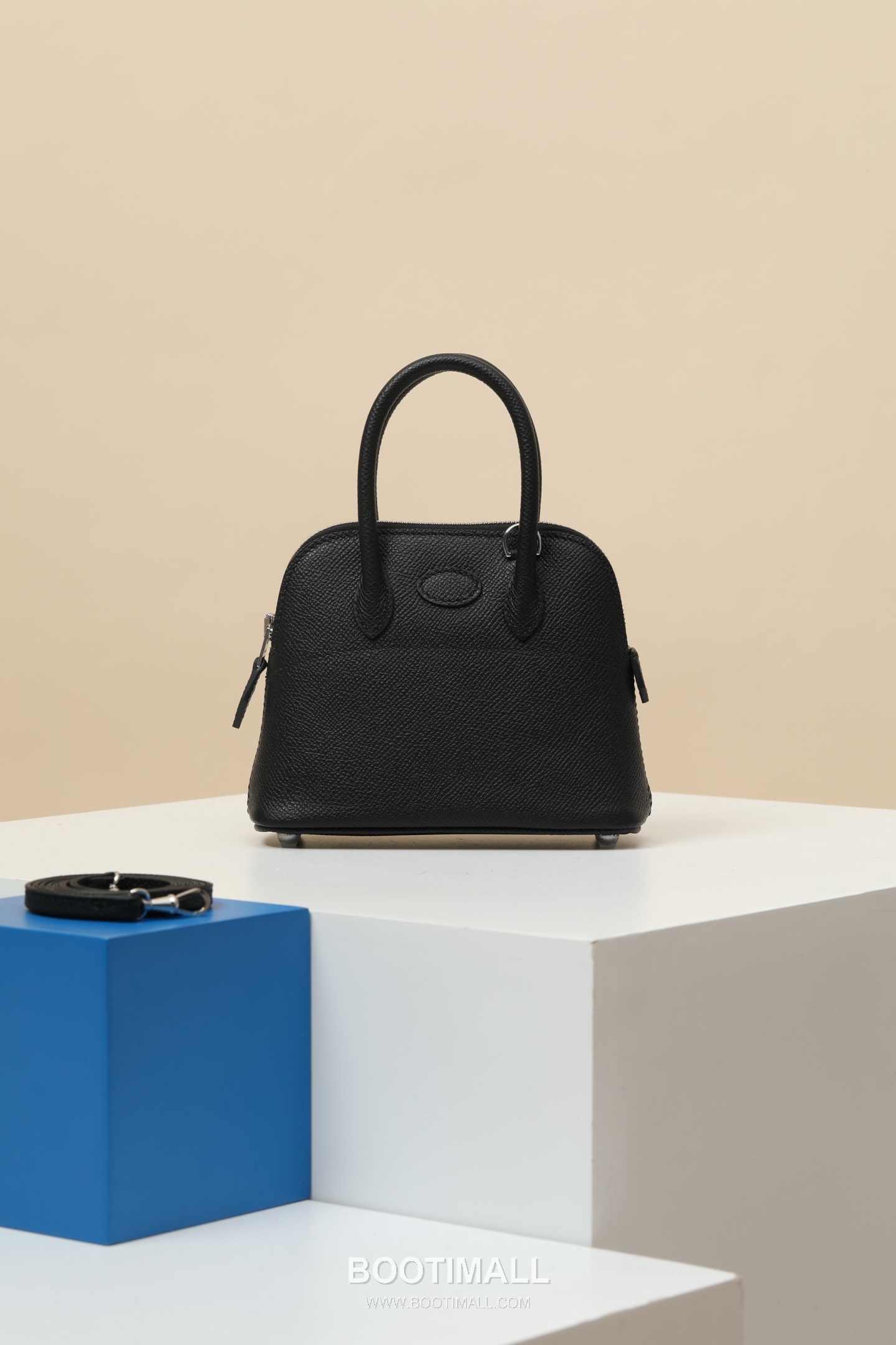 Hermes BO15 Epsom Crossbody Epsom Leather Black Crossbody Bag 에르메스 BO15 엡솜 크로스바디 엡솜 레더 블랙 크로스백 15cm 1
