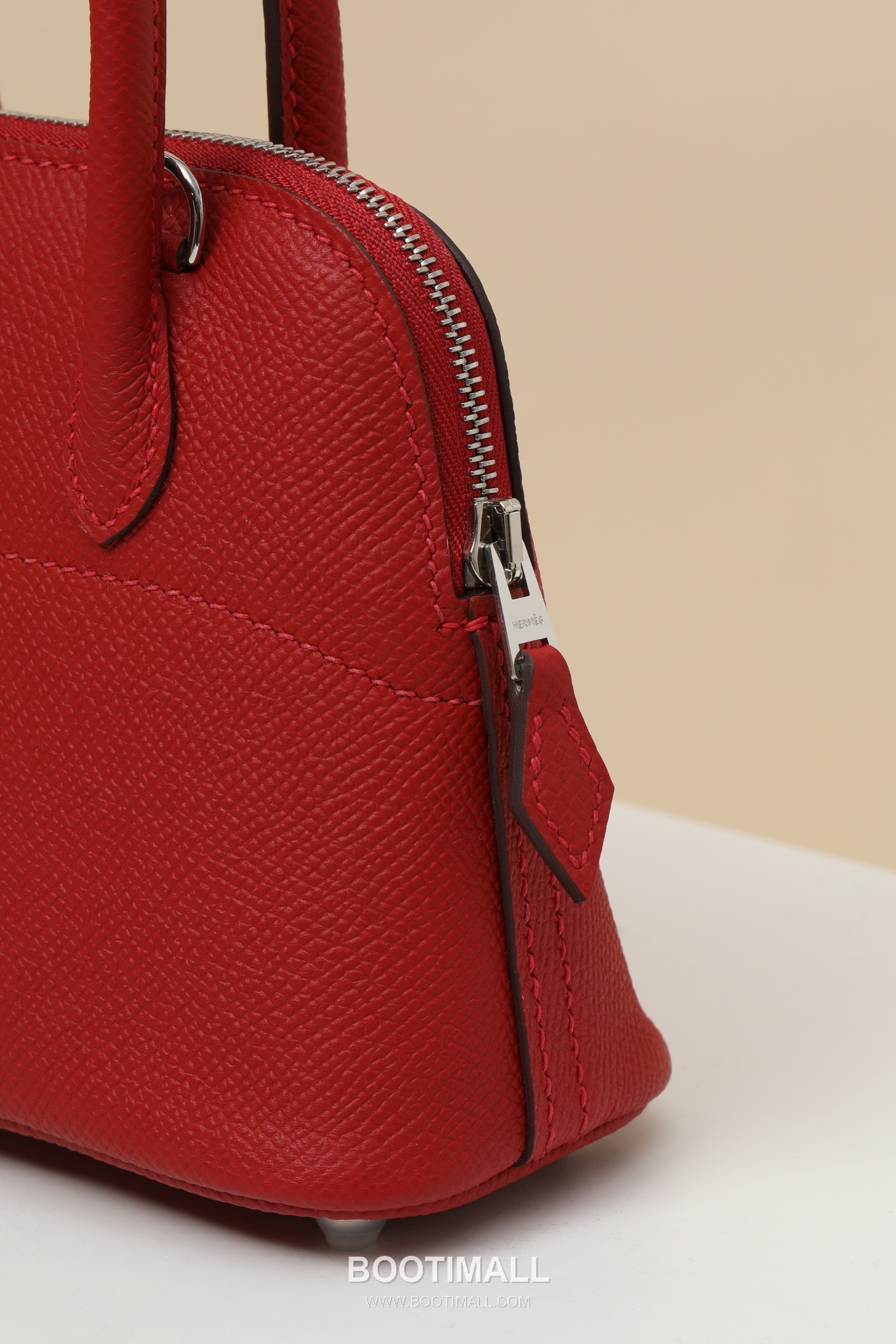 Hermes BO15 Epsom Crossbody Epsom Leather Red Crossbody Bag 에르메스 BO15 엡솜 크로스백 엡솜 레더 레드 15cm 4