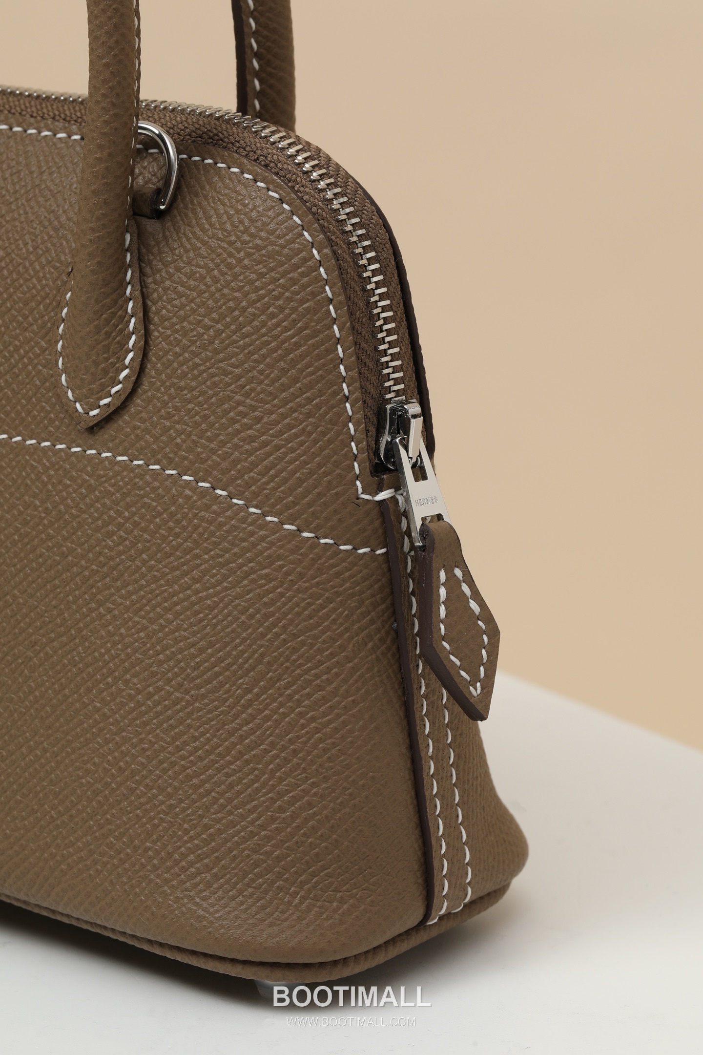 Hermes BO15 Epsom Crossbody Epsom Leather Etoupe Crossbody Bag 에르메스 BO15 엡솜 크로스바디 엡솜 레더 에토프 크로스백 15cm 4