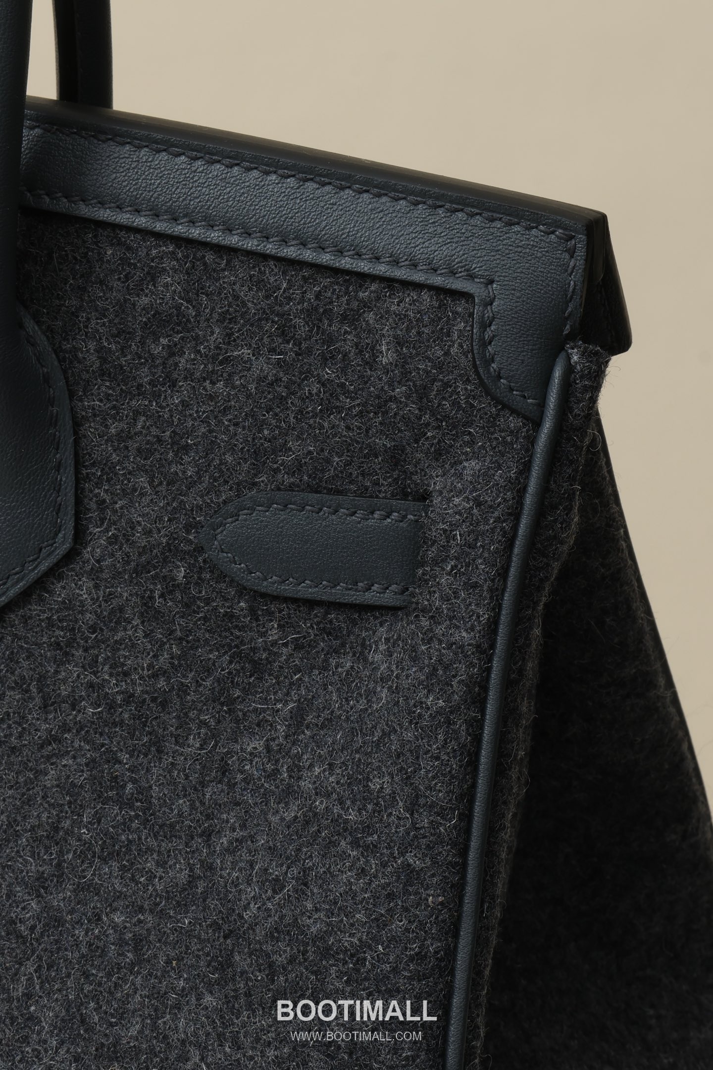 Hermes Birkin 30 Swift Felt Swift Calfskin and Felt Gray Top Handle Bag 에르메스 버킨 30 스위프트 펠트 스위프트 송아지가죽과 펠트 그레이 탑핸들백 30cm 5