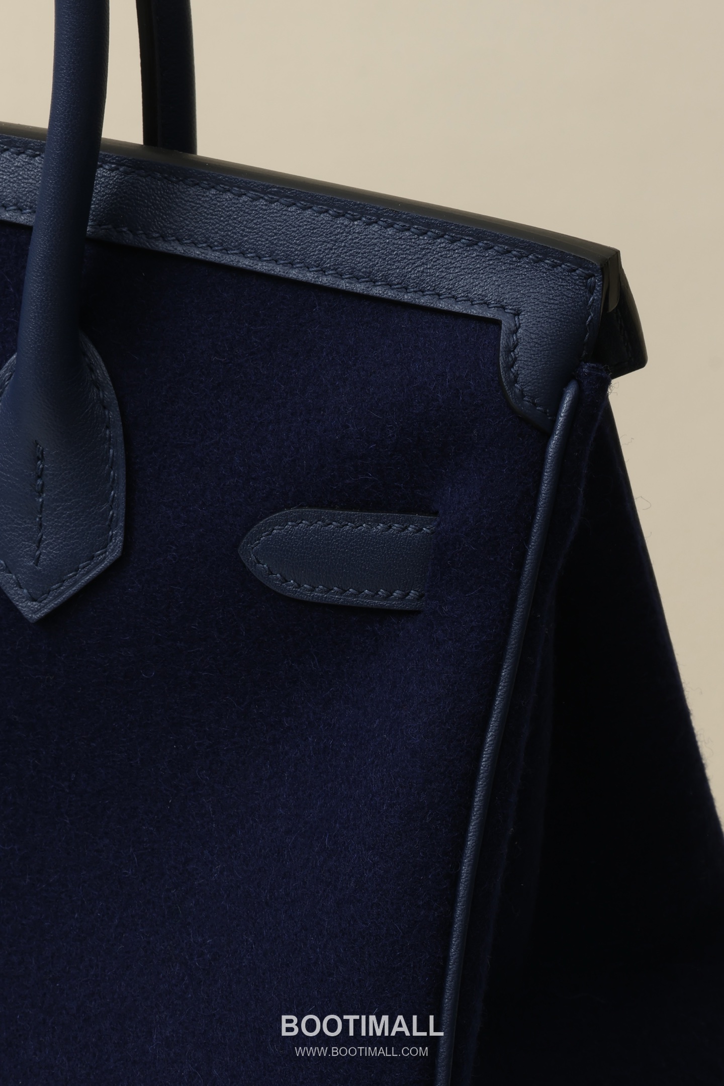 Hermes Birkin 30 Swift Felt Swift Calfskin and Felt Blue Top Handle Bag 에르메스 버킨 30 스위프트 펠트 스위프트 송아지가죽과 펠트 블루 탑핸들백 30cm 5