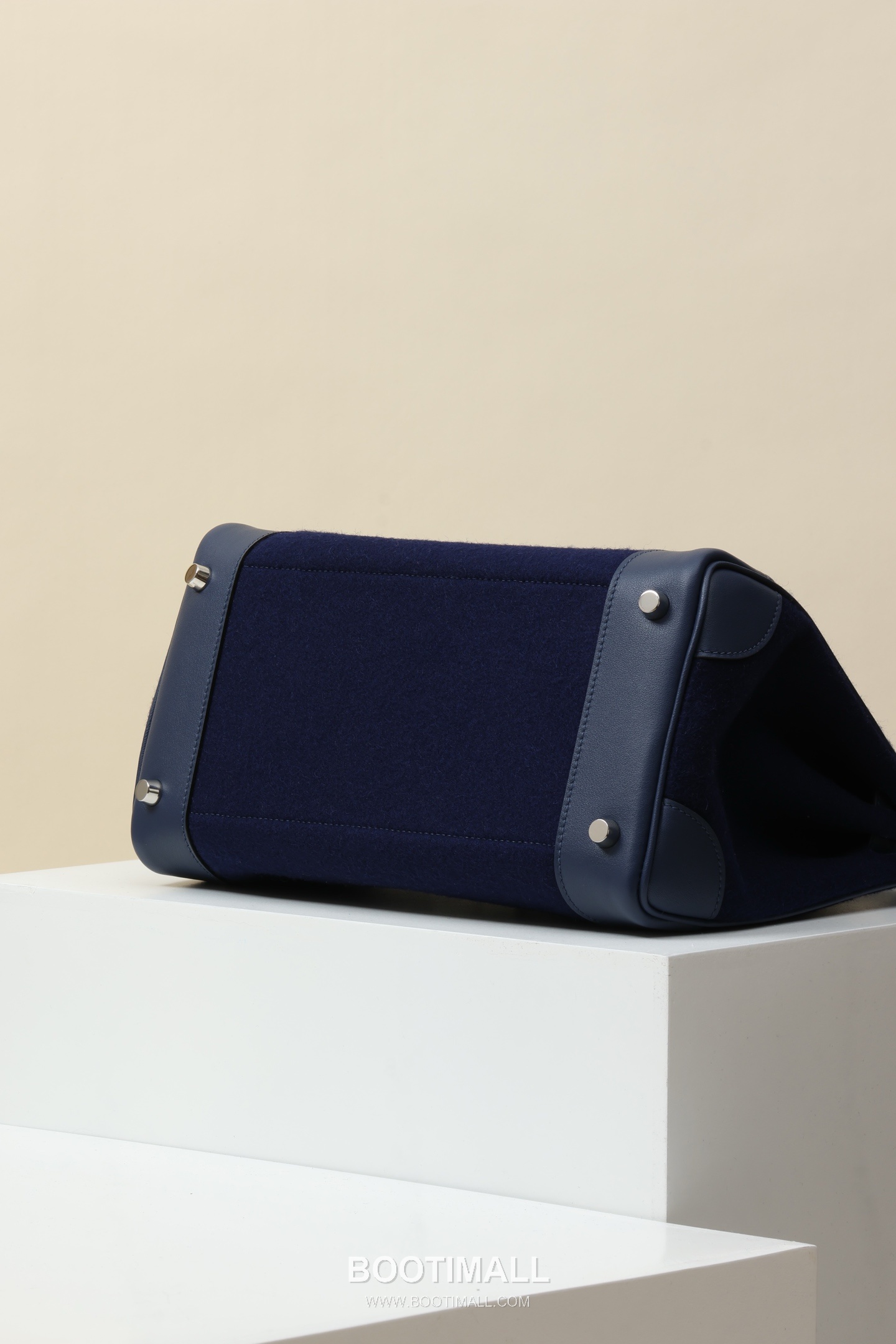 Hermes Birkin 30 Swift Felt Swift Calfskin and Felt Blue Top Handle Bag 에르메스 버킨 30 스위프트 펠트 스위프트 송아지가죽과 펠트 블루 탑핸들백 30cm 6